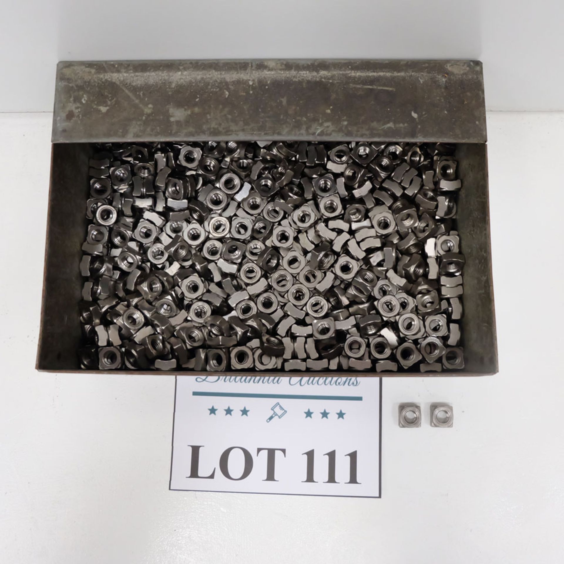 Quantity of Square Nuts as Lotted. Labled M8 Stainless Steel. - Image 2 of 4