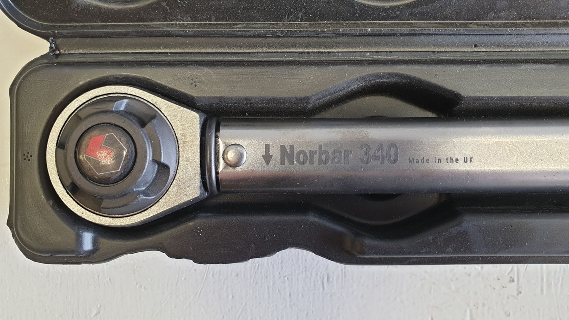 NORBAR 1/2" Square Torque Wrench. In Case. - Image 2 of 5