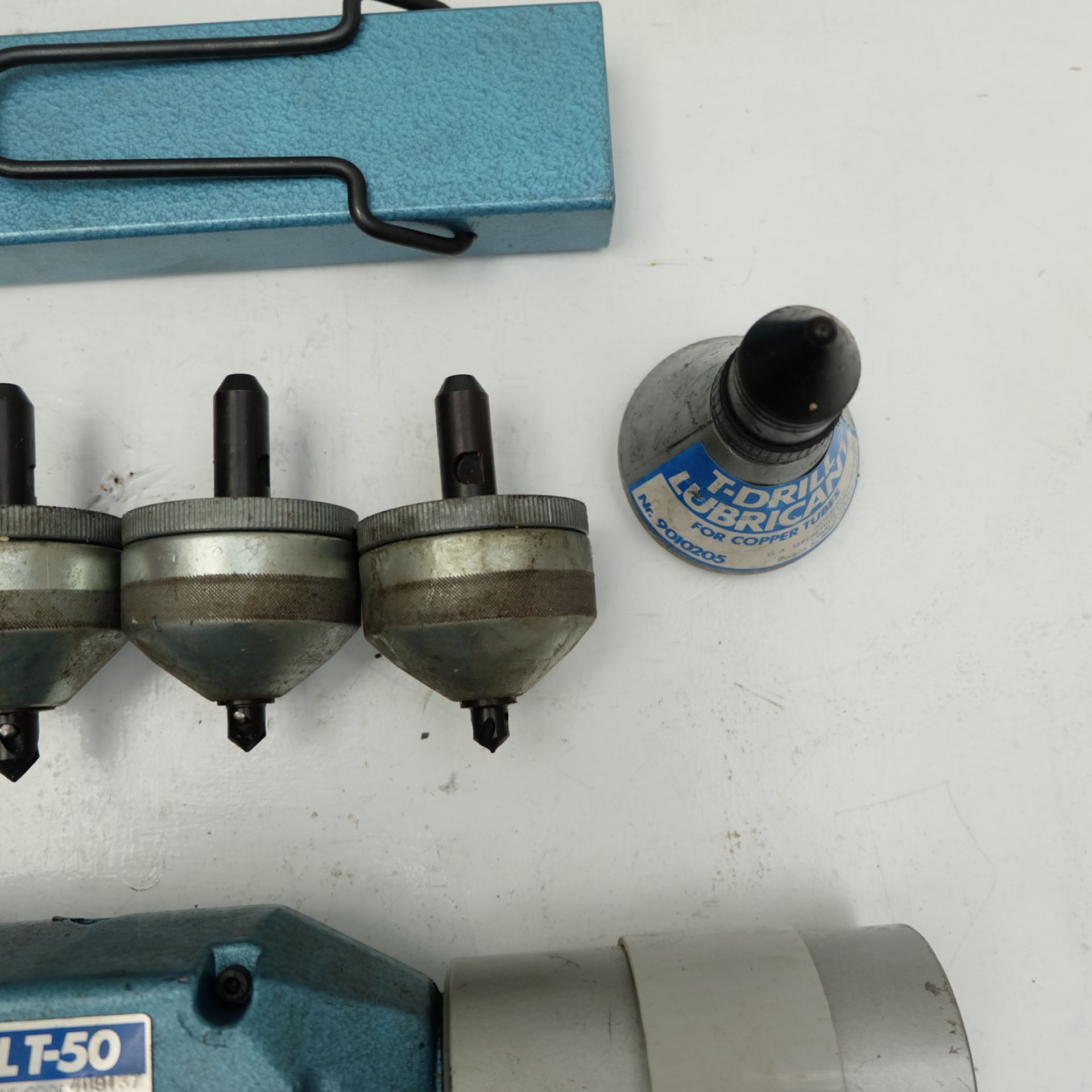 T-Drill T-50 2" Tee Forming Attachment. With T Drill Model N54 Tube End Notcher. - Image 7 of 13