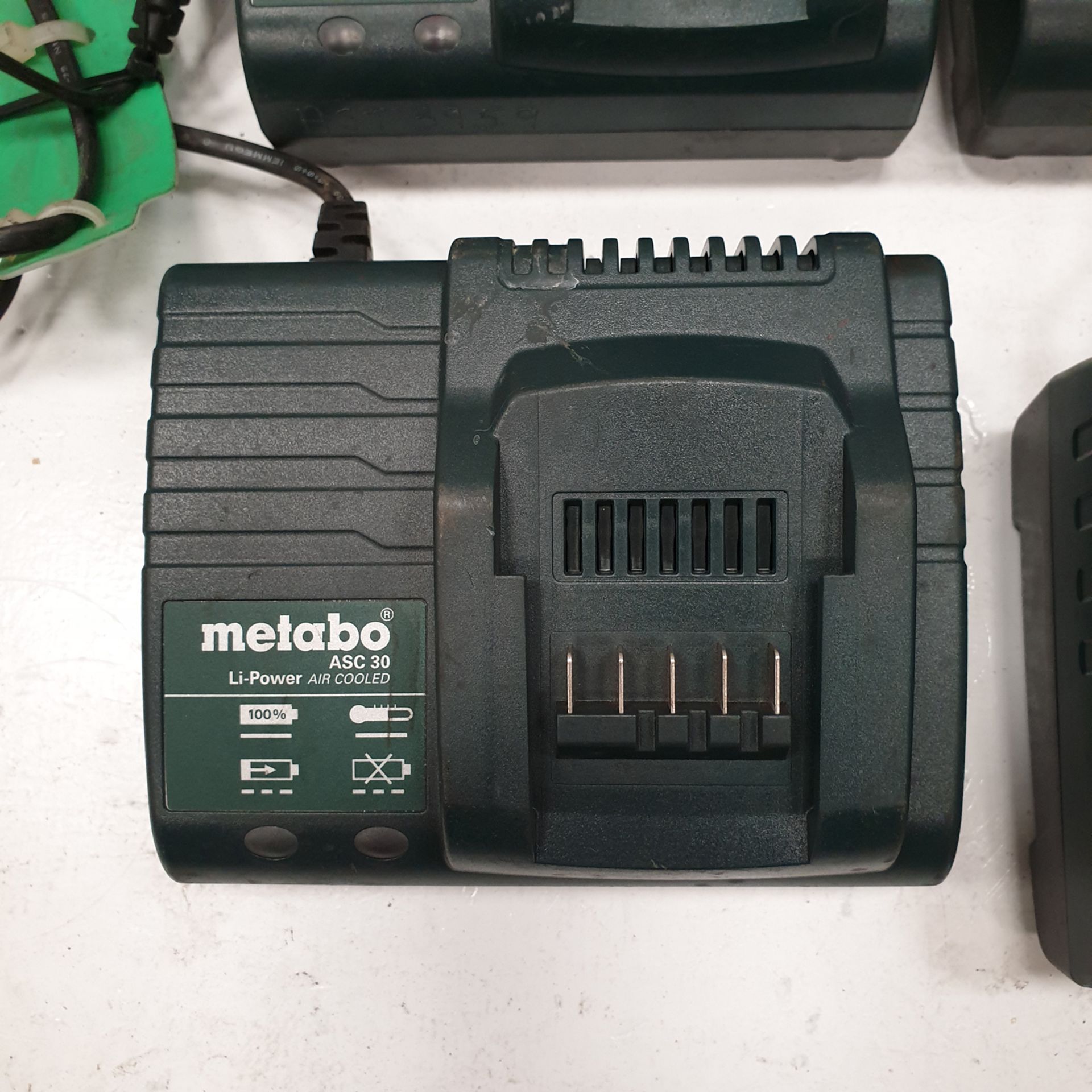 4 x Metabo ASC 30 Battery Chargers. 220-240 Volt. - Image 2 of 3