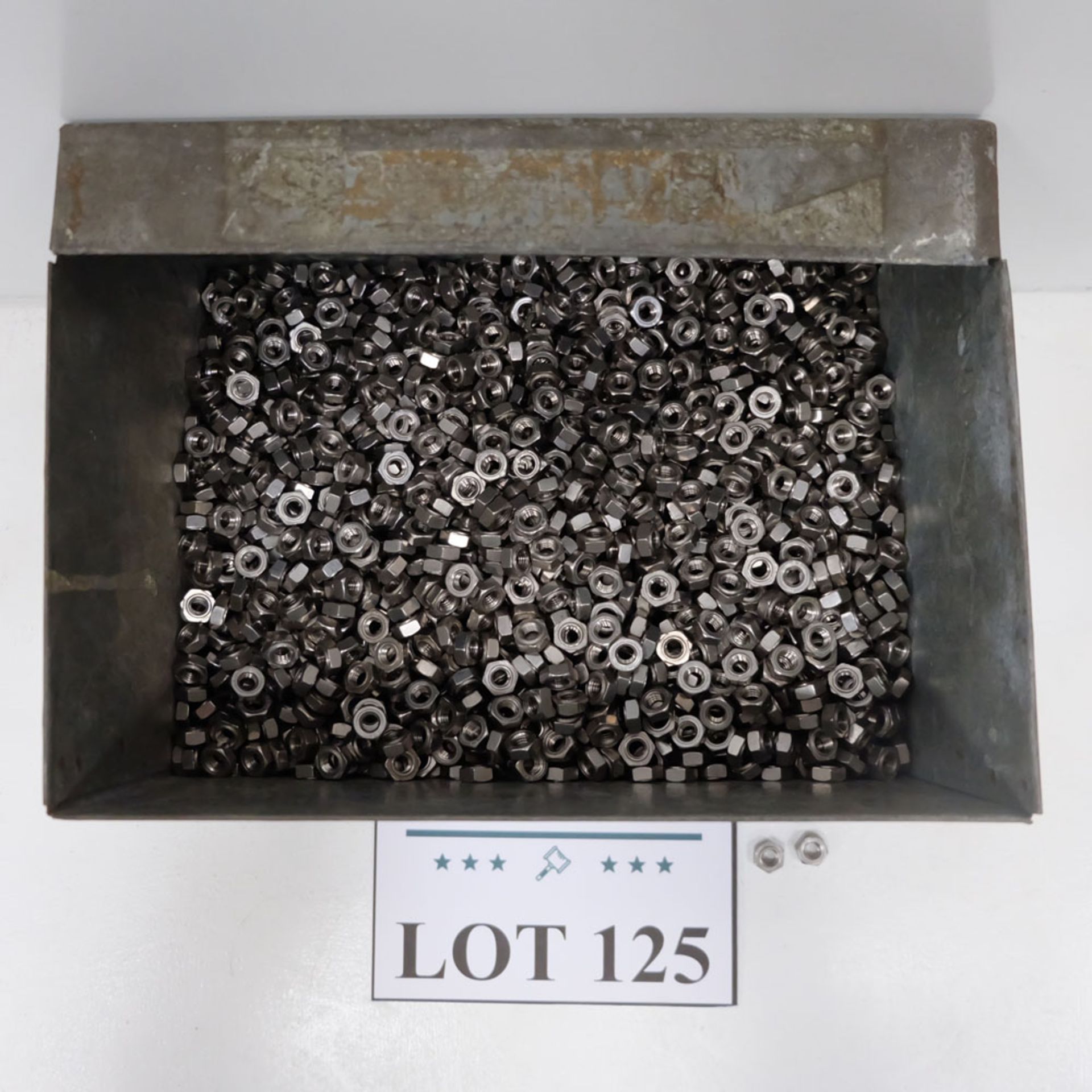 Quantity of Hex Nuts as Lotted. Labelled M6 Stainless Steel. - Image 2 of 4