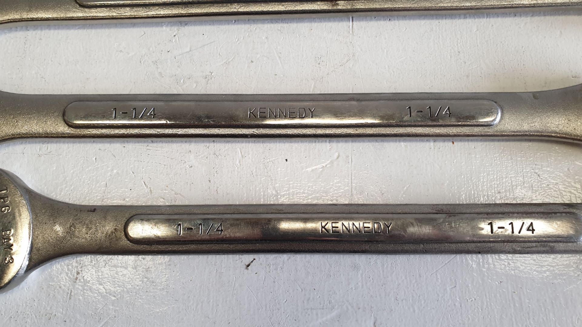 Selection of Kennedy Spanners. Various Sizes Including 1-1/4", 1-7/16", 1-5/8", 2". - Image 3 of 4