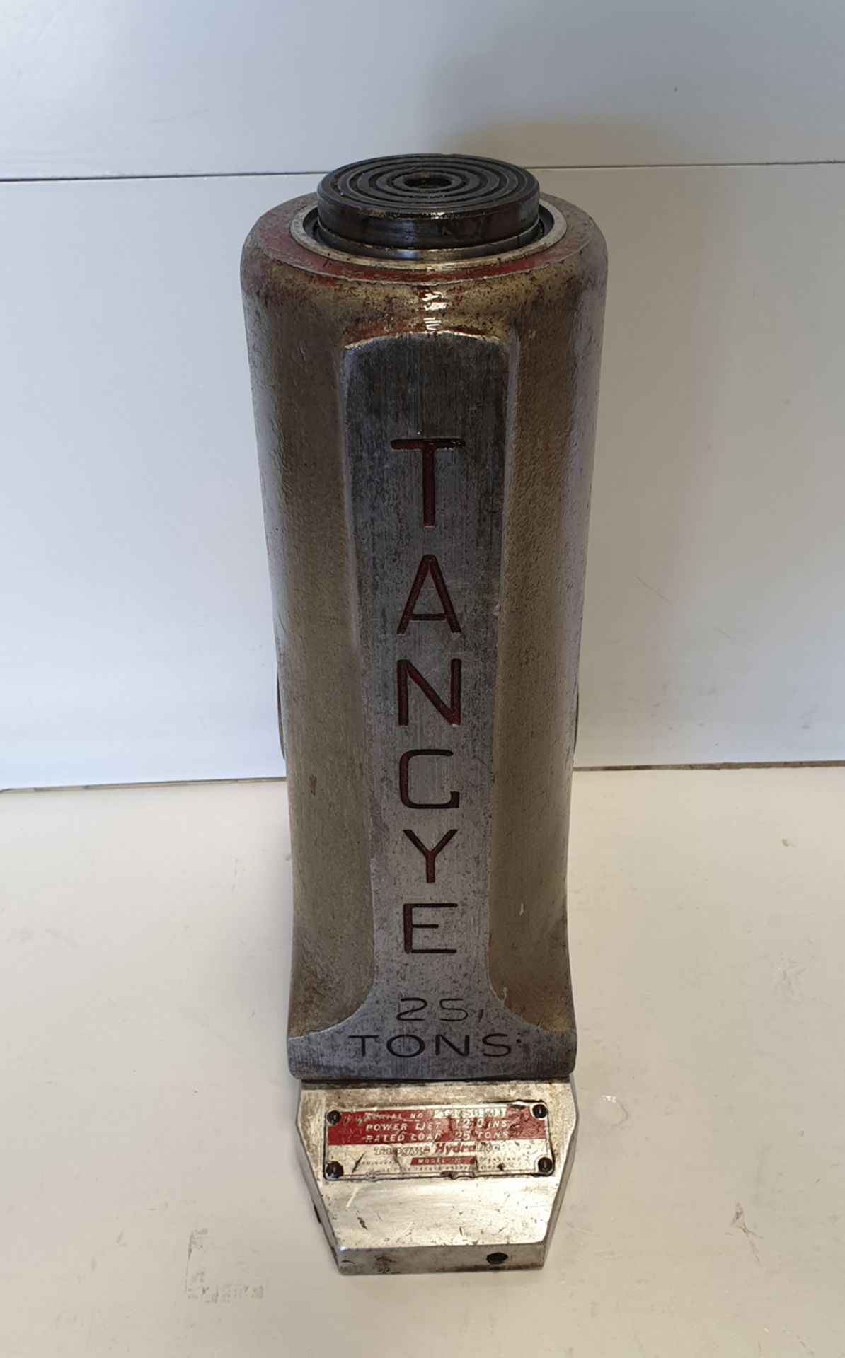Tangye Hydralite Model 1225 Hydraulic Jack. Power Lift 12". Rated Load 25 Tons. - Image 3 of 5