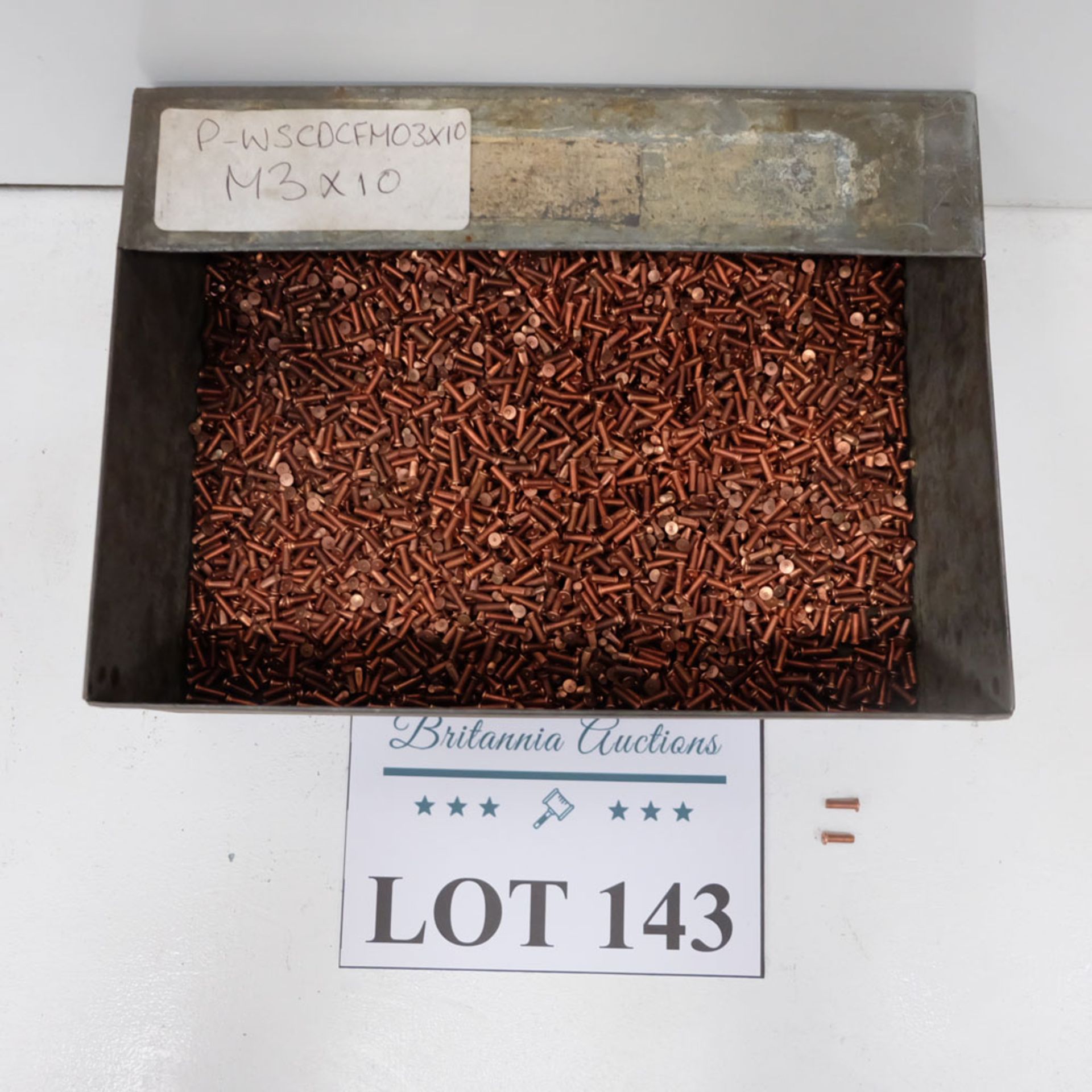 Quantity of Welding Studs as Lotted. Labelled M3 x 10 CD Type Stud. - Image 2 of 4