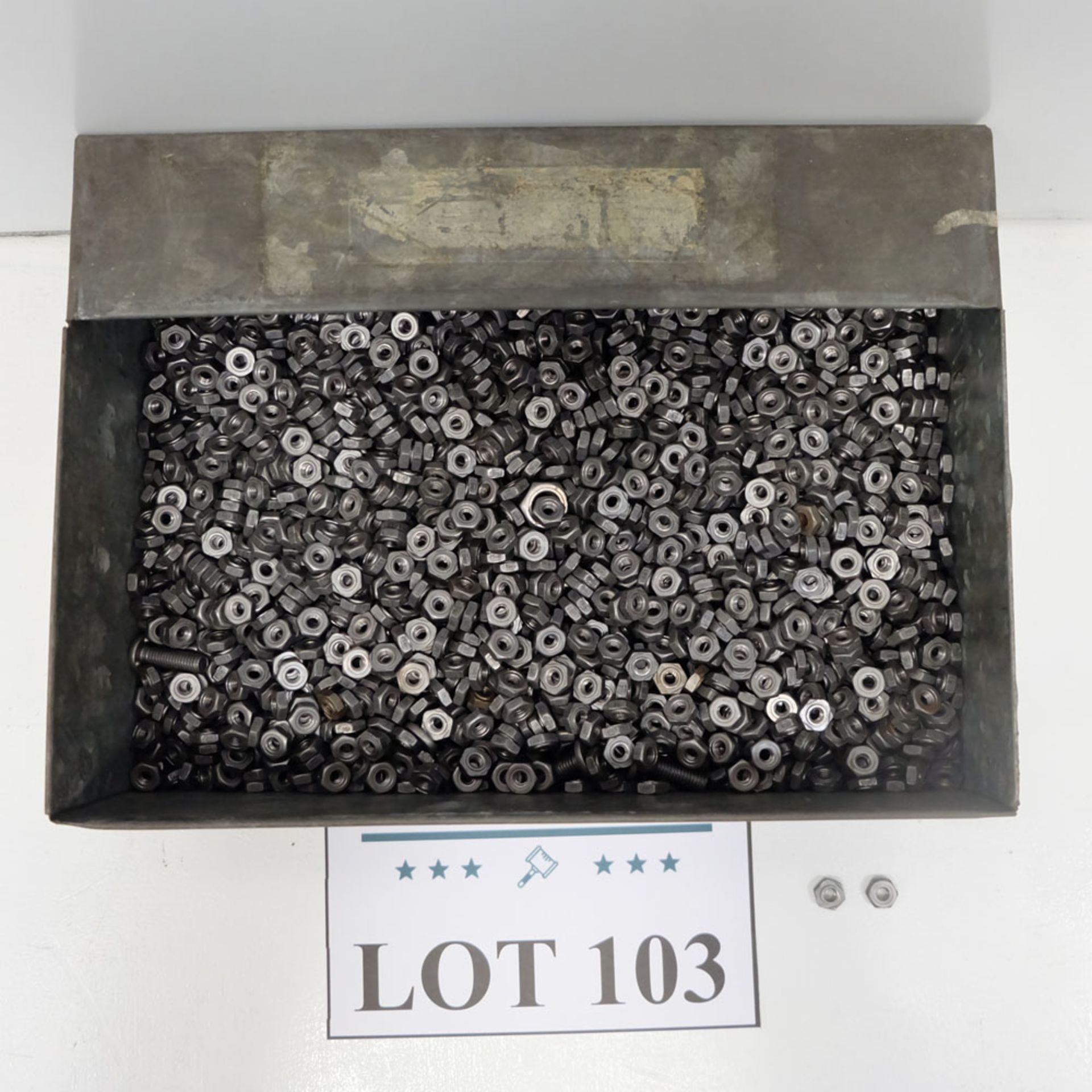 Quantity of Hex Nuts as Lotted. Labelled M4 Mild Steel. - Image 2 of 4