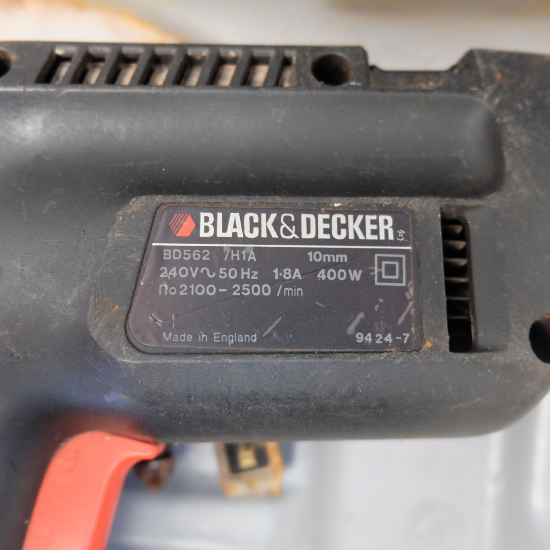 Black & Decker Model BD562 Drill. 400W. Single Phase. - Image 4 of 4