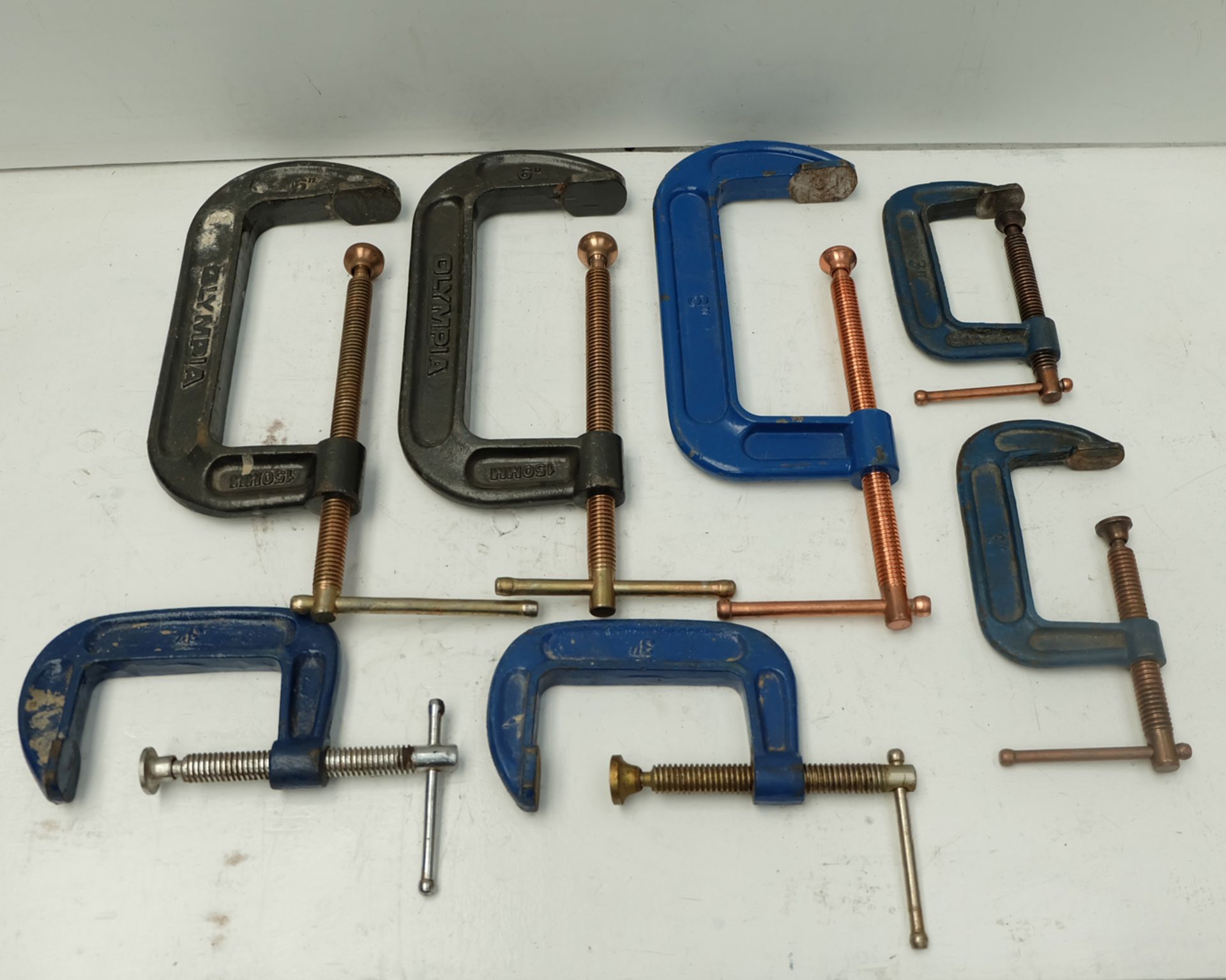 Selection of G Clamps as Lotted.