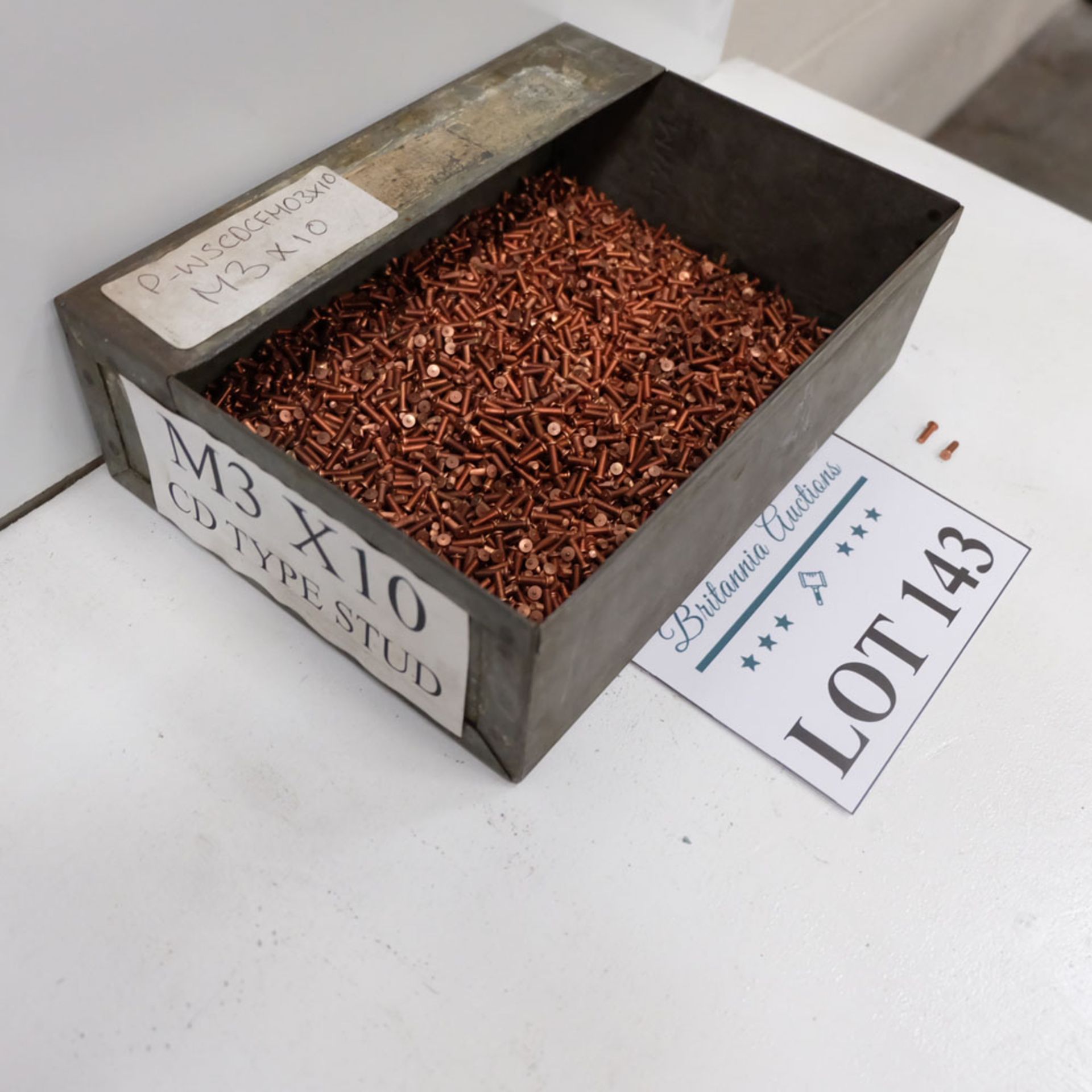 Quantity of Welding Studs as Lotted. Labelled M3 x 10 CD Type Stud. - Image 4 of 4