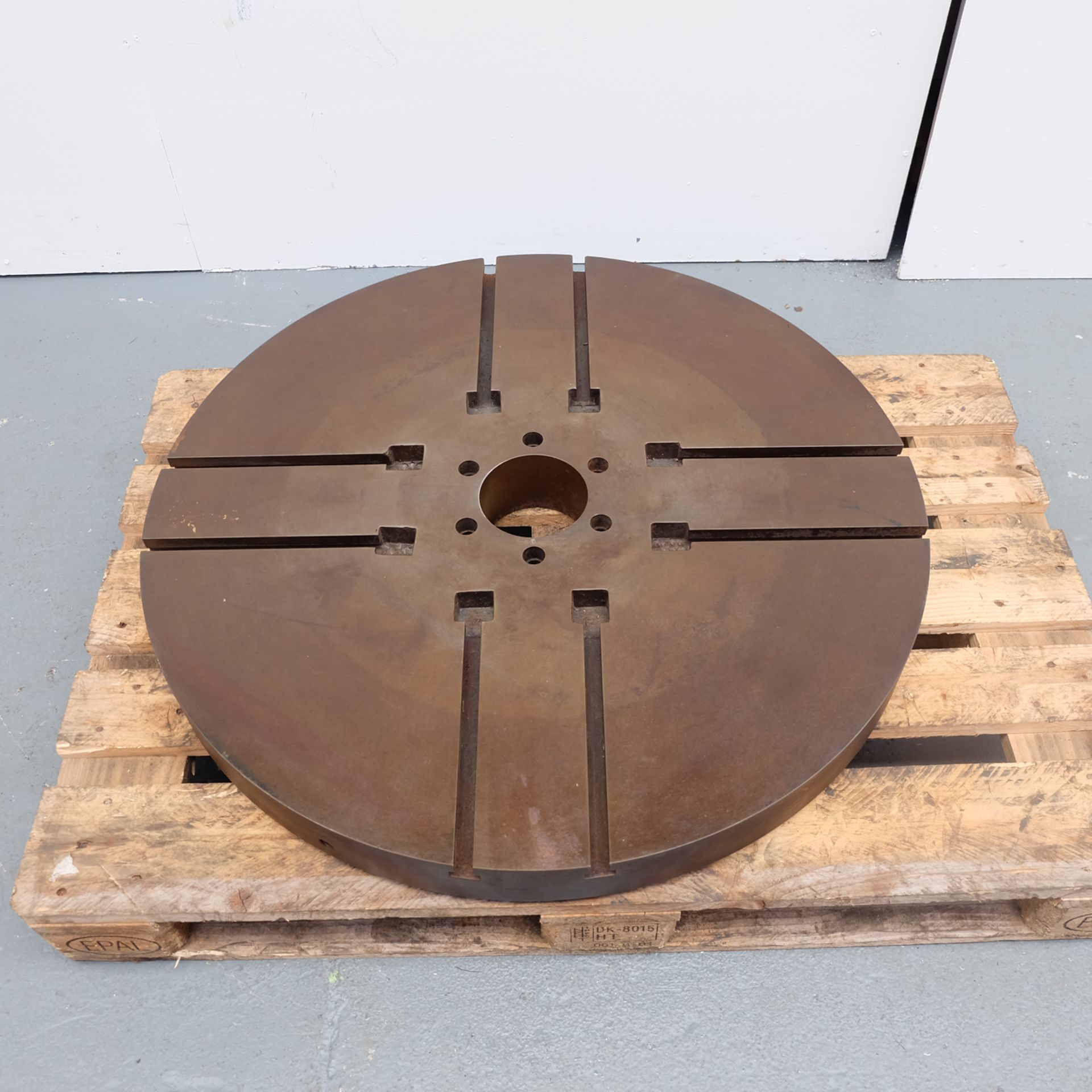 Tee Slotted Face Plate. 36" Diameter. 3" Width. 5" Bore.