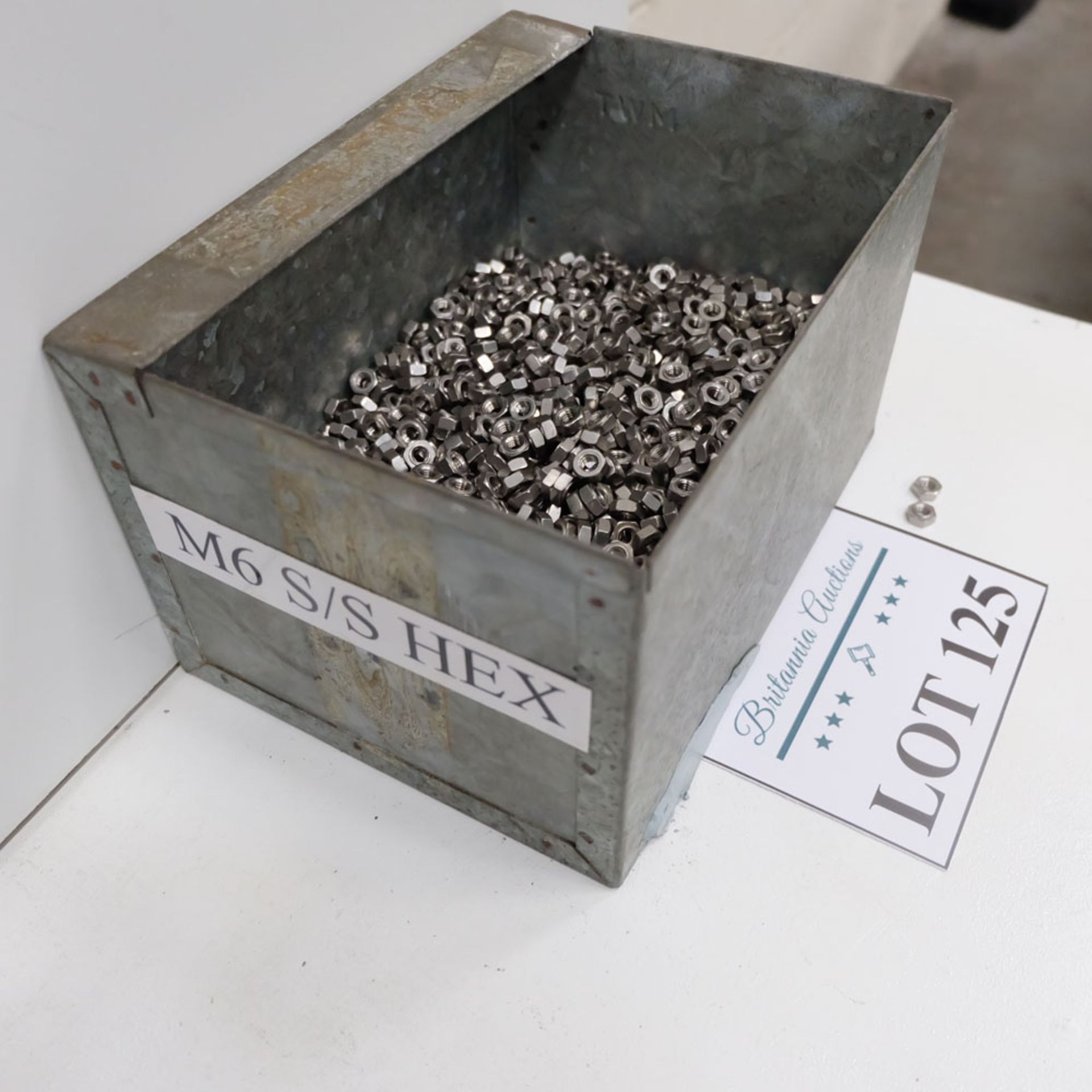 Quantity of Hex Nuts as Lotted. Labelled M6 Stainless Steel. - Image 4 of 4