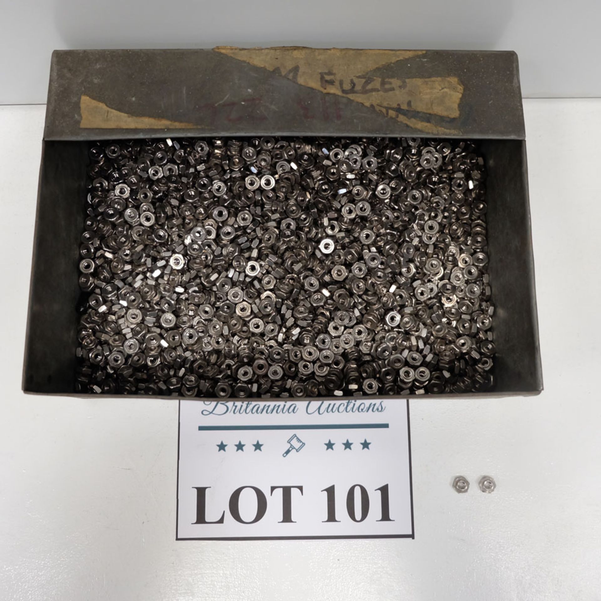 Quantity of Hex Nuts as Lotted. Labelled M4 Stainless Steel. - Image 2 of 4