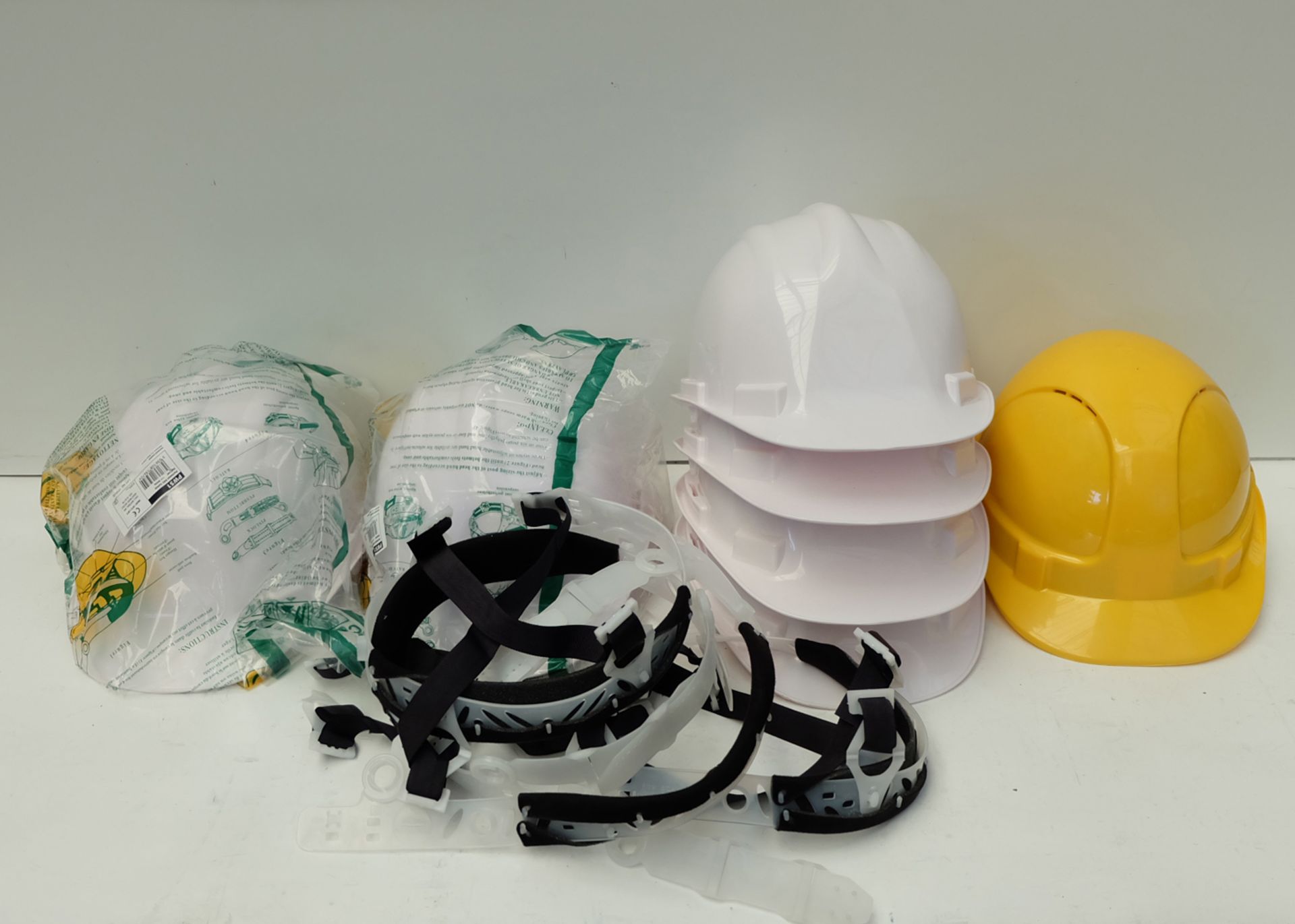 Selection of Hard Hats as Lotted.