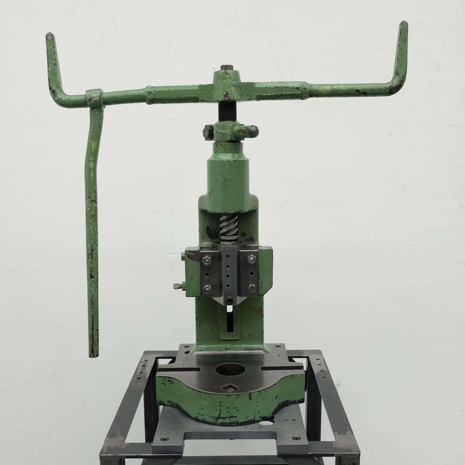 Sweeney & Blocksidge Fly Press On Steel Stand. Stroke 4". Throat 4 1/2". Daylight 8". - Image 4 of 9