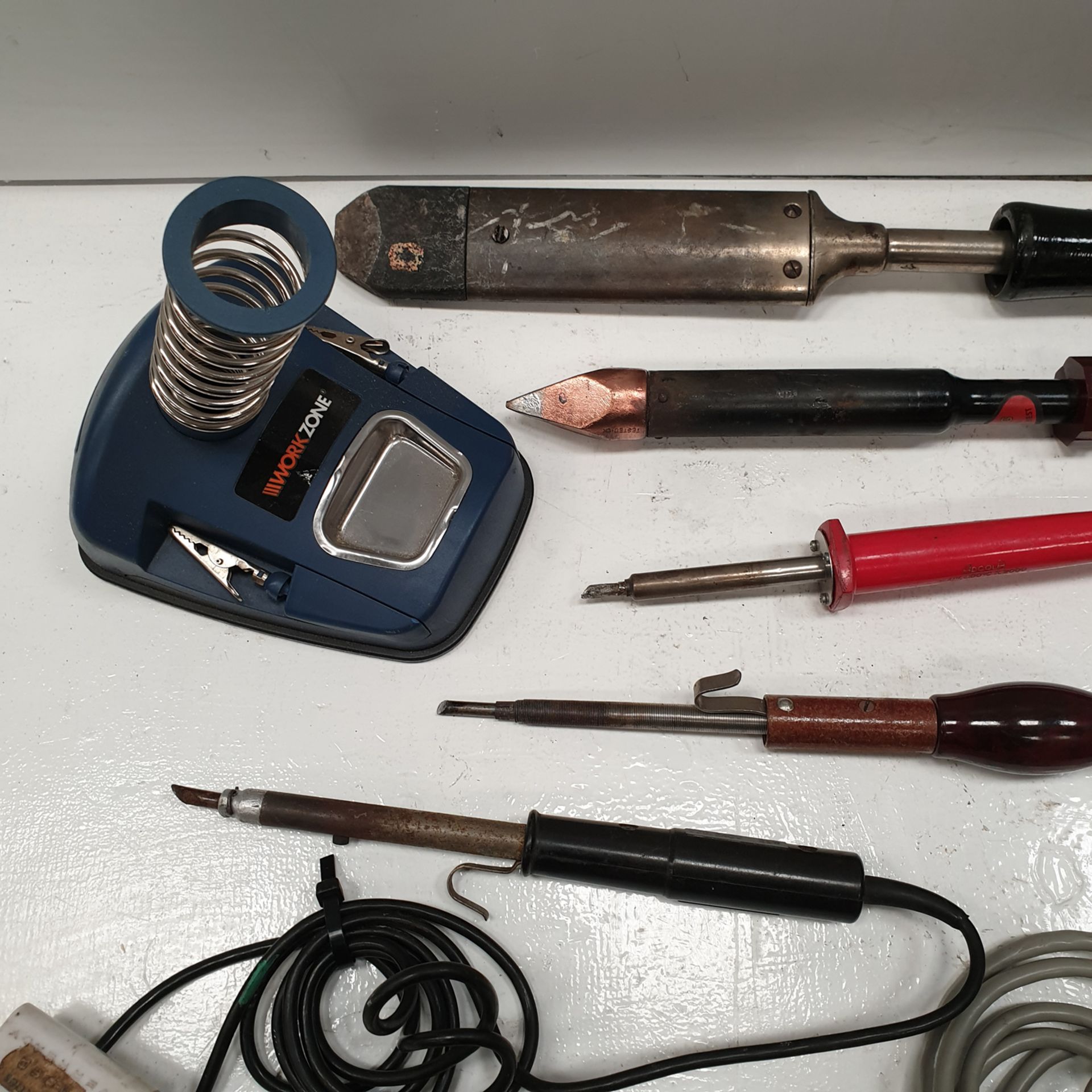 Selection of Various Size Soldering Irons as Lotted. - Image 2 of 3
