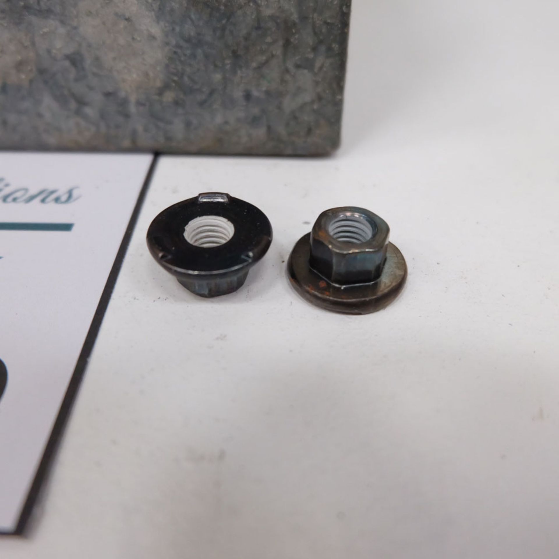 Quantity of Hex Nuts as Lotted. Labelled M8 Flanged Weld Nut. - Image 3 of 4