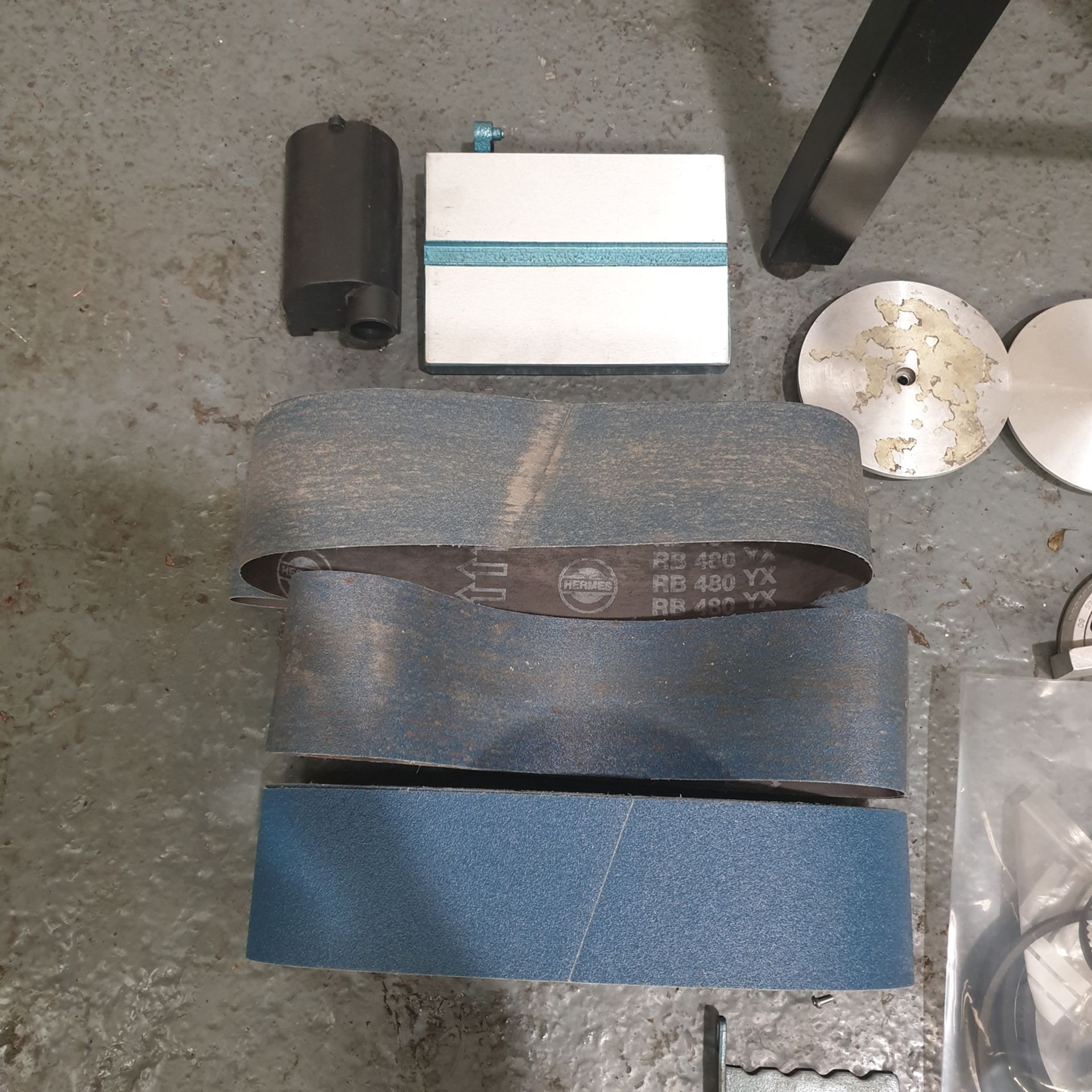 Clarke Woodworker 4" Belt & Disc Sander on Steel Stand. Single Phase. - Image 7 of 8
