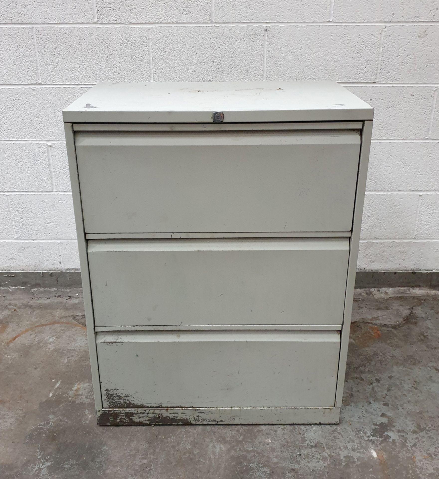 3 Drawer Cabinet With All Contents Included. 31" x 19 3/4" x 40" H