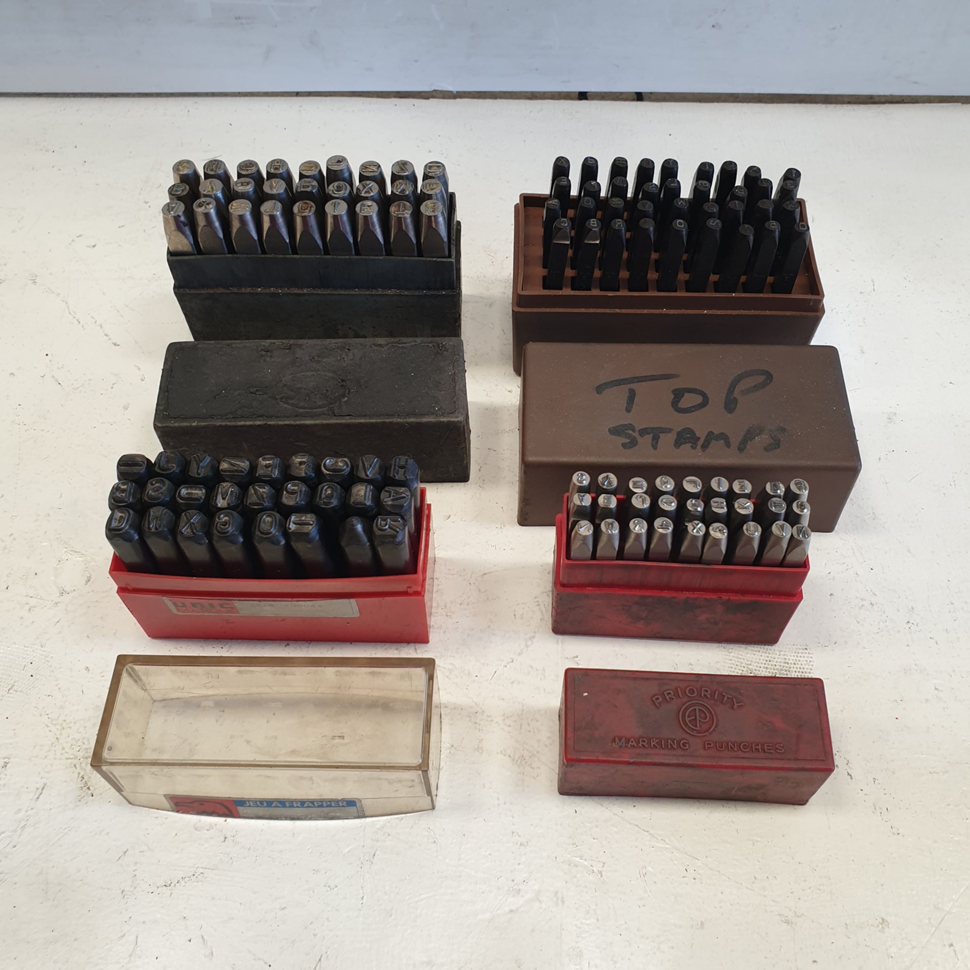 Various Selection of Top Stamps & Marking Punches. Various Letters.