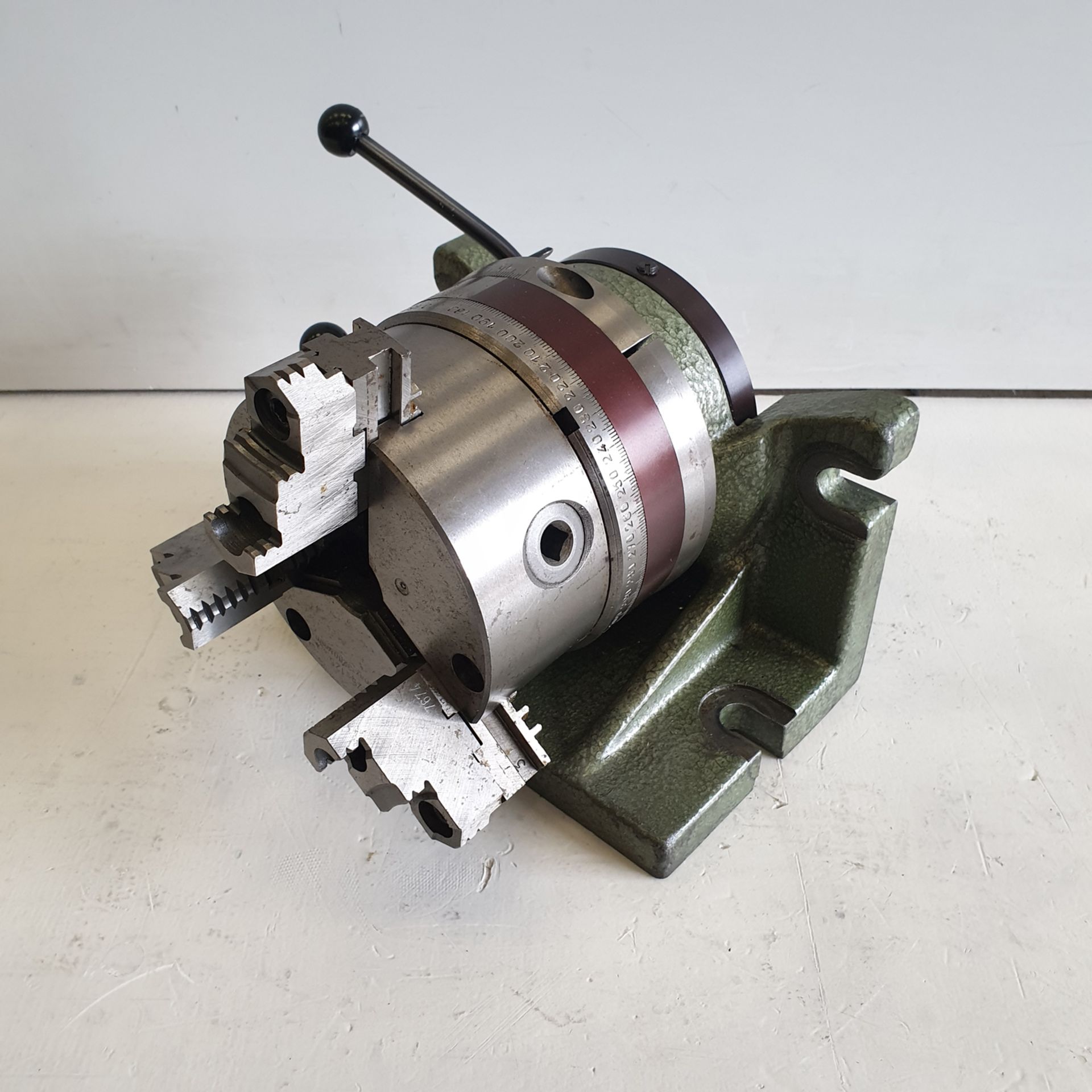 Bison 5821-100 Indexing Fixture With 3 Jaw Chuck. Horizontal & Vertical. Centre Height: 100mm (4").