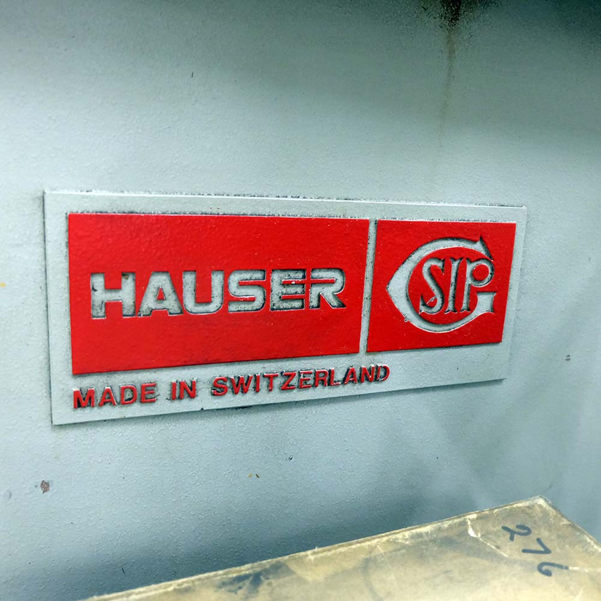 SIP Hauser MP-42DR Vertical Jig Boring Machine. Table 770mm x 630mm. 3 Axis DRO. Tooling & Manual. - Image 13 of 20