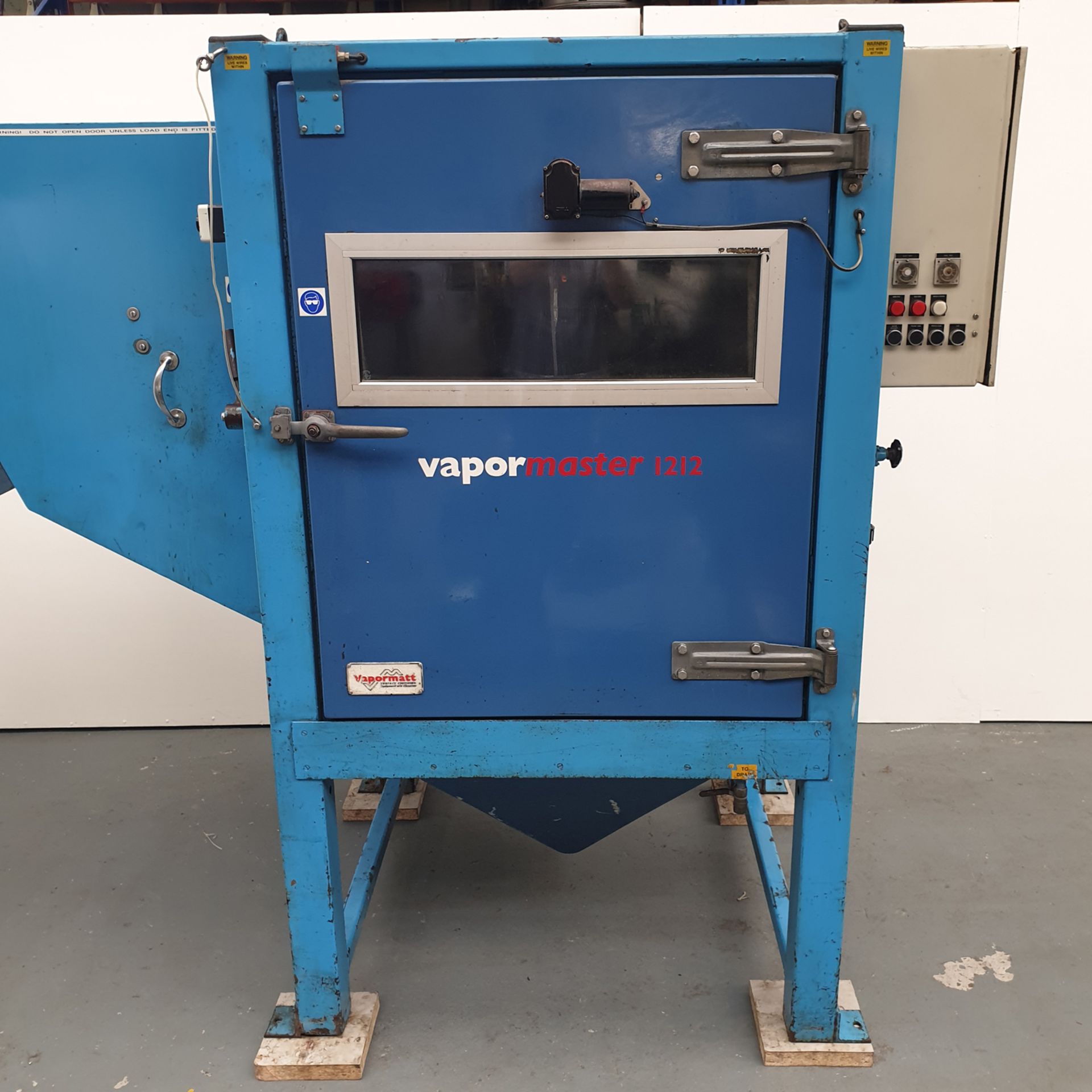 Vapormatt Vapormaster 1212. Barrel Cleaning Wet Blasting Machine. Rotary & Manual Table Facility. - Image 2 of 16