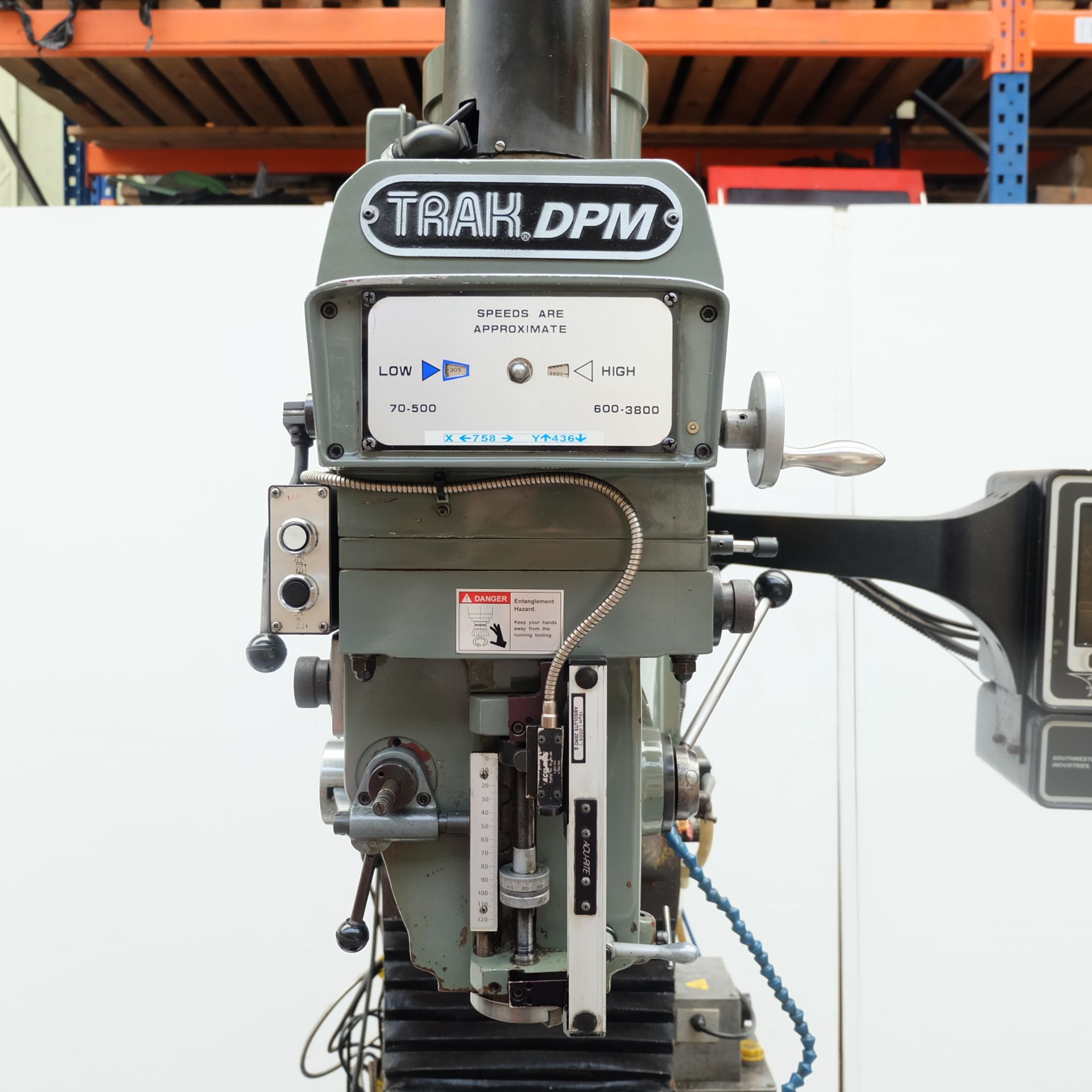 Trak DPM Model bm 2V-100V-U 3 Axis CNC Bed Mill. With ProtoTRAK MX3 Control. - Image 3 of 12