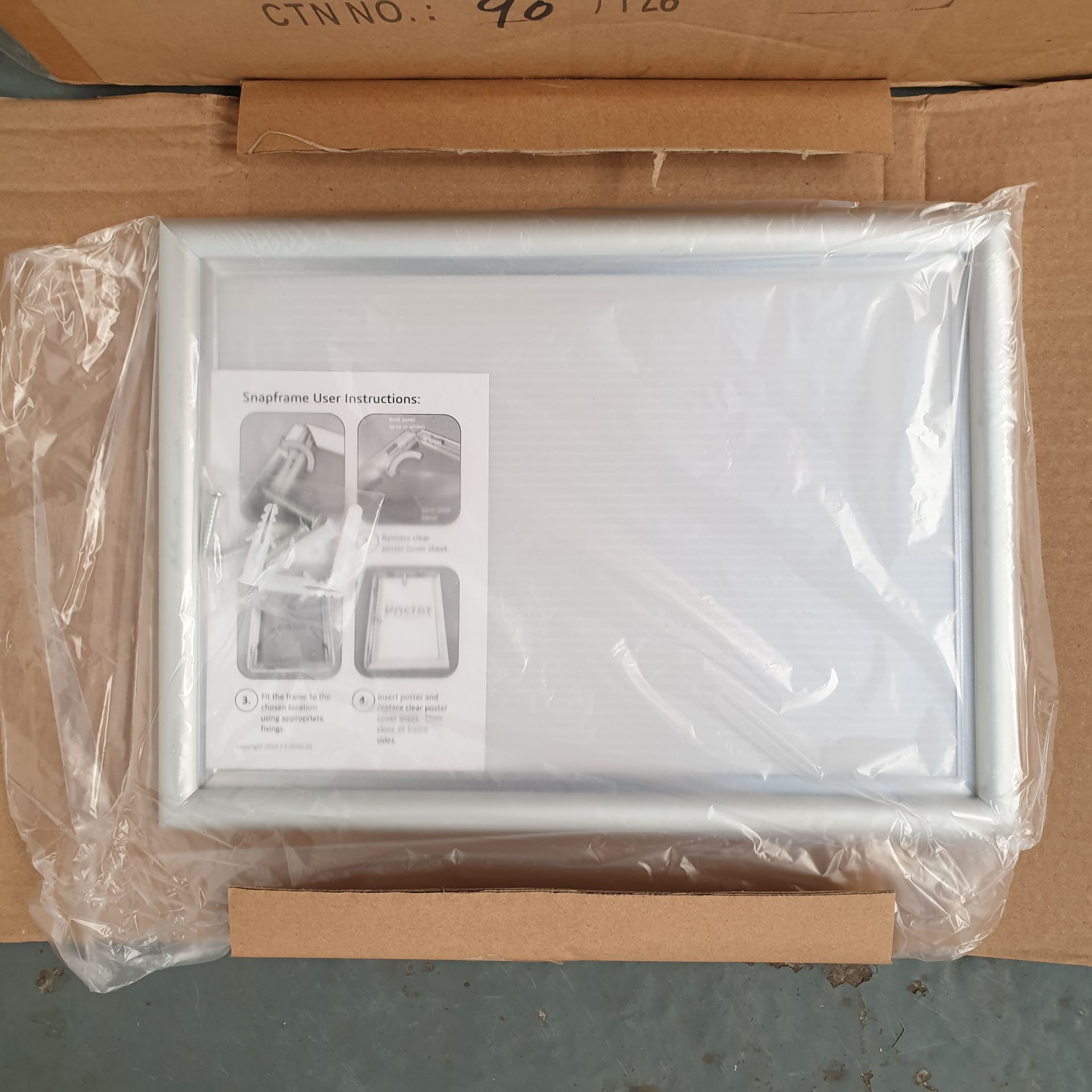 20 x Snap Frame Silver Mitred SNA415SA(P)