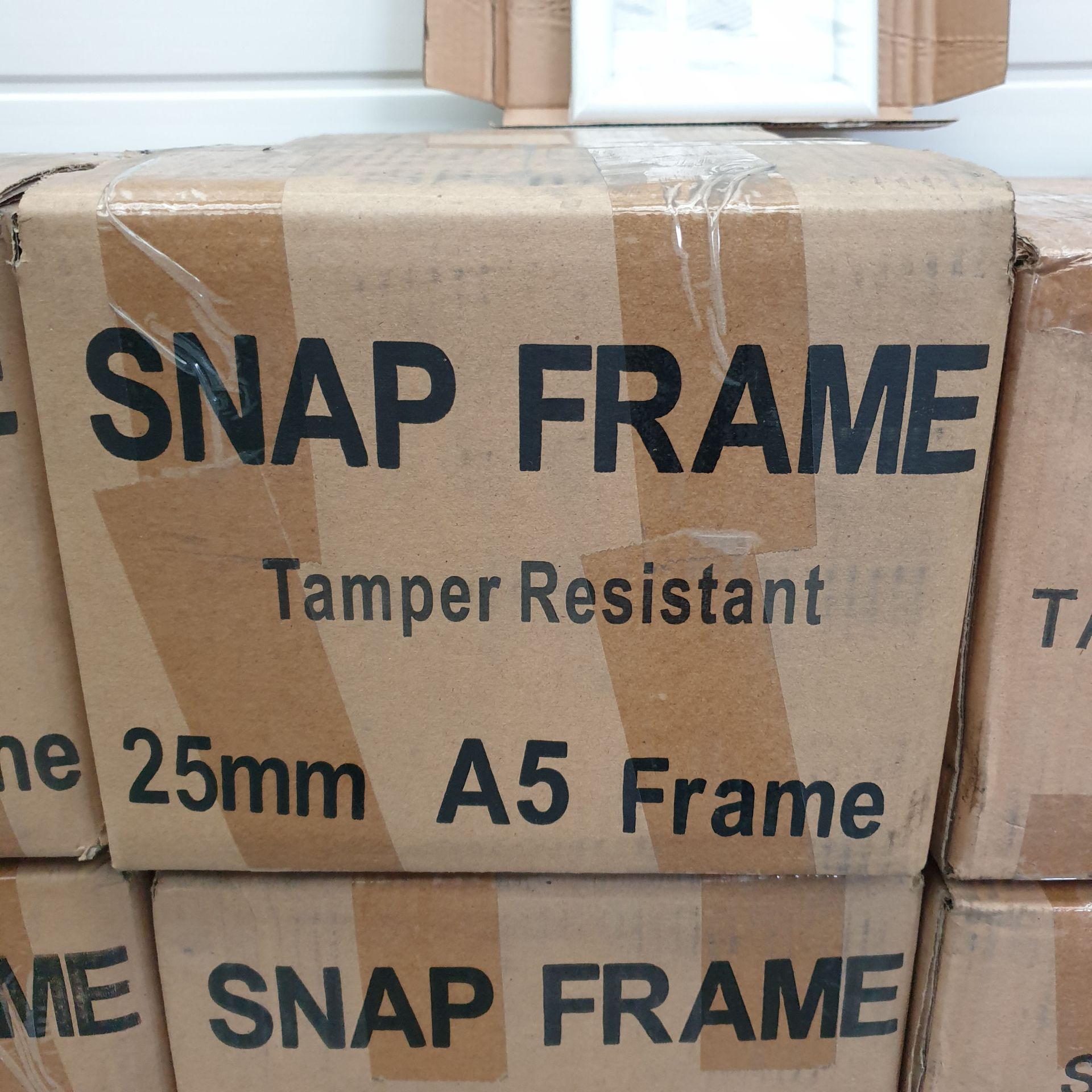 120 x Snap Frame Tamper Resistant 25mm A5 Frame - Image 3 of 3