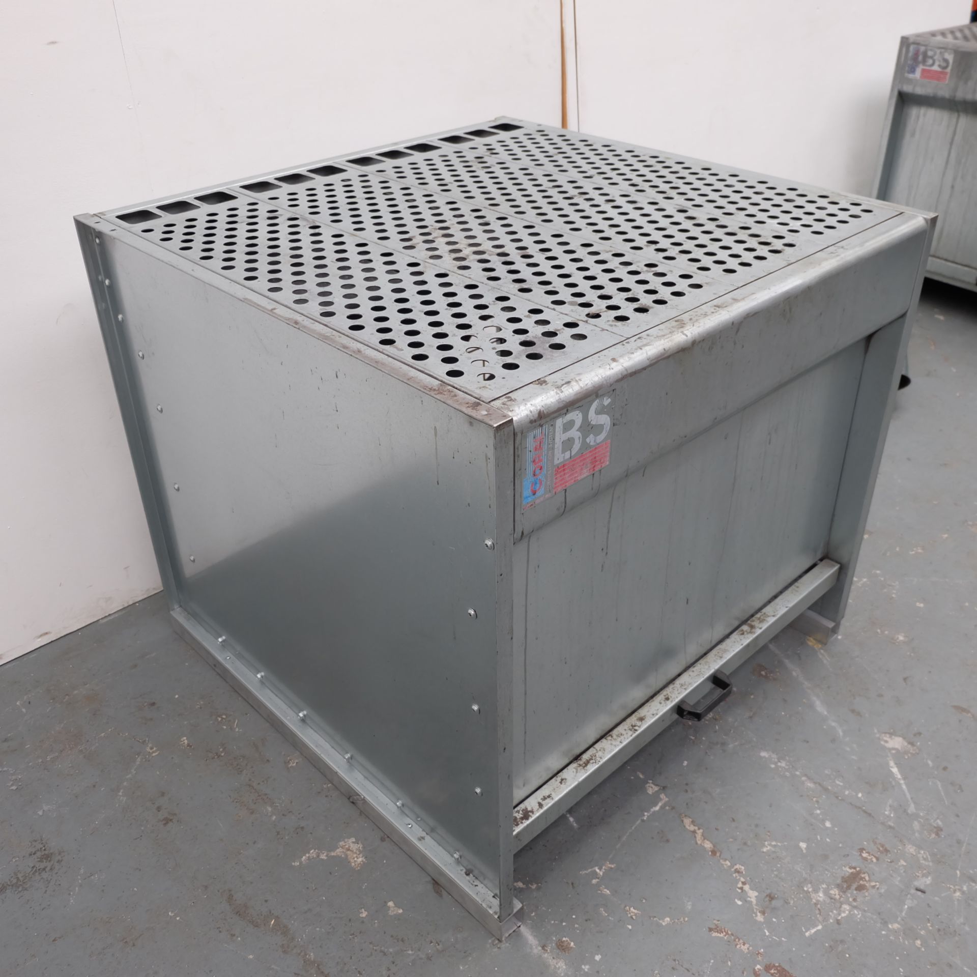 Coral BS/S Welding Bench Without Fan. Size: 42" x 42". Work Height: 36". Made From Galvanised Steel - Image 3 of 4