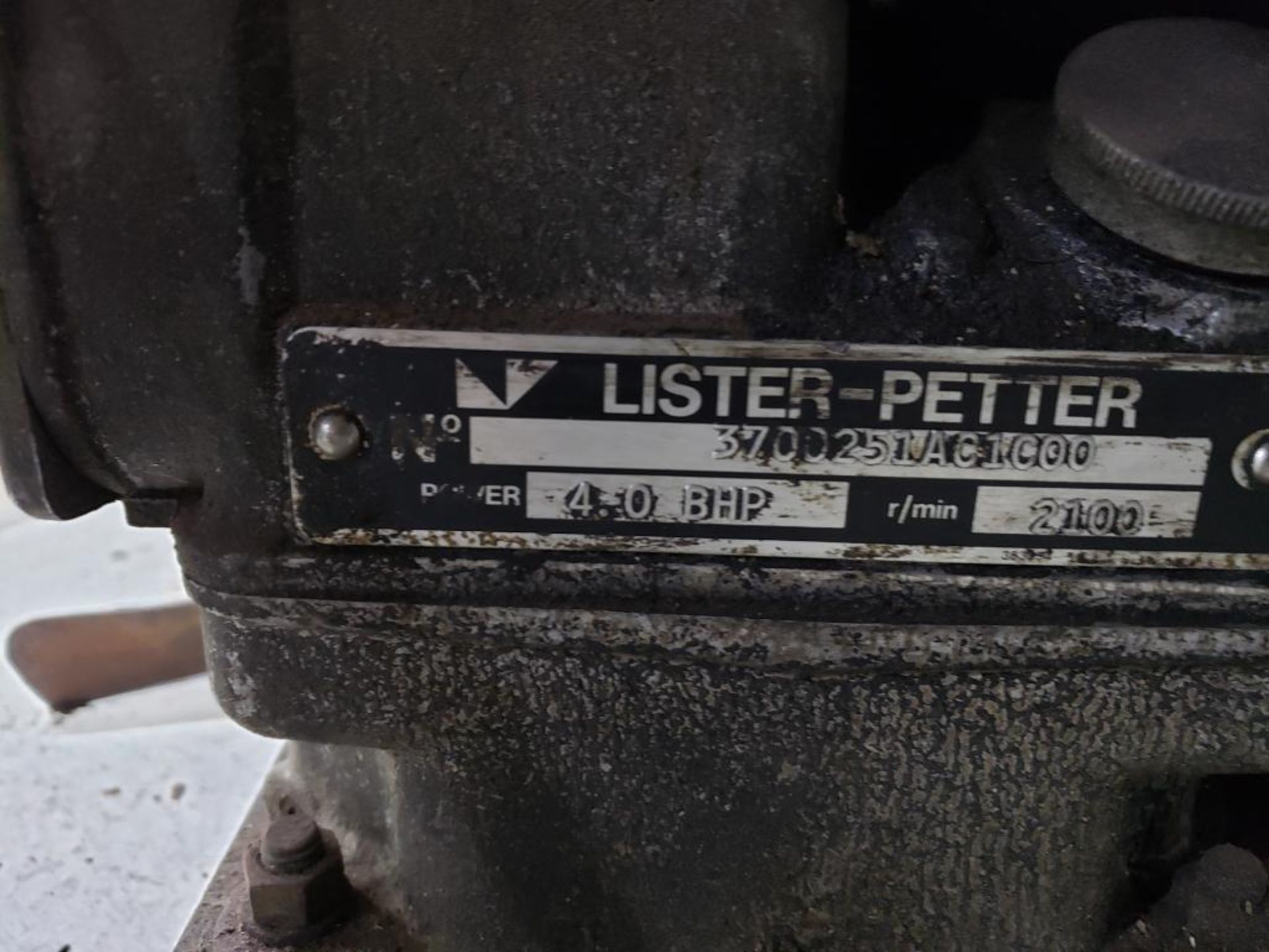 Lister-Petter 4hp engine. - Image 6 of 6