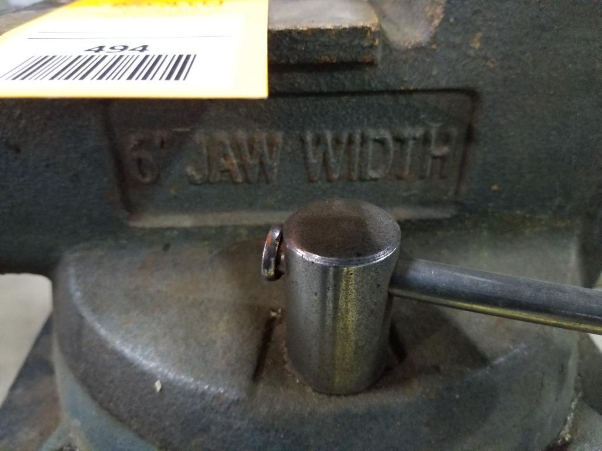 6" jaw width table vise and stand. - Image 2 of 5