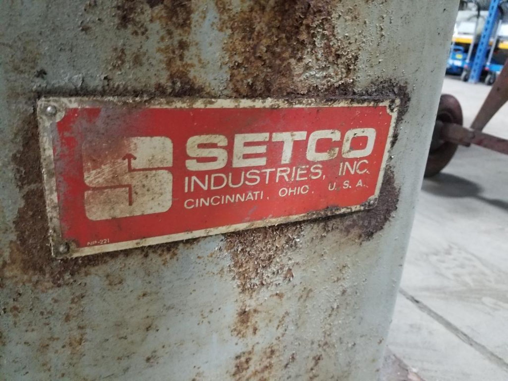 Setco 102-202 heavy duty double end grinder. - Image 6 of 8