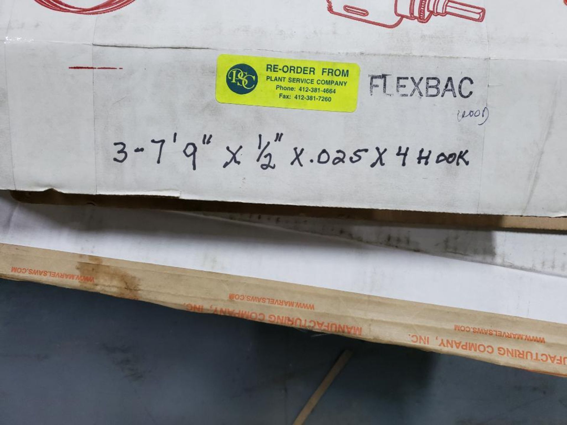 Pallet of band saw blades. - Image 6 of 16