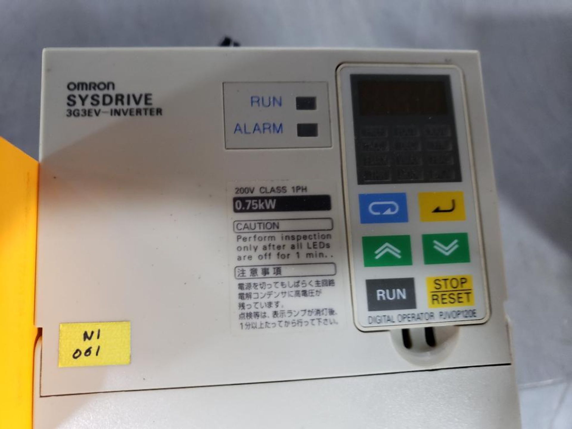 OMron Sysdrive inverter drive. Model 3G3EV-AB007-E. - Image 2 of 3