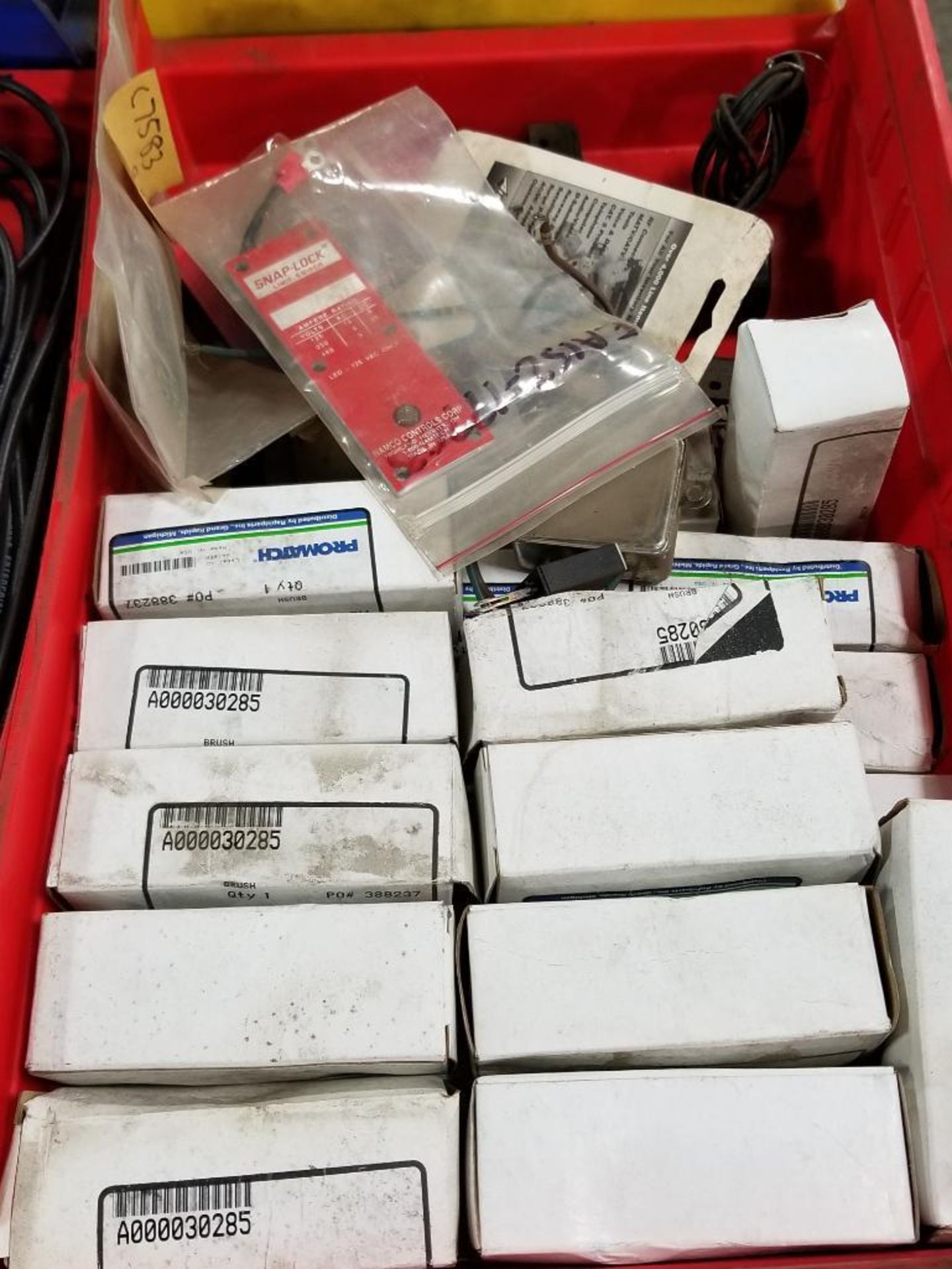 Pallet of assorted electrical. Cordsets, transformer, capacitor. - Image 7 of 13