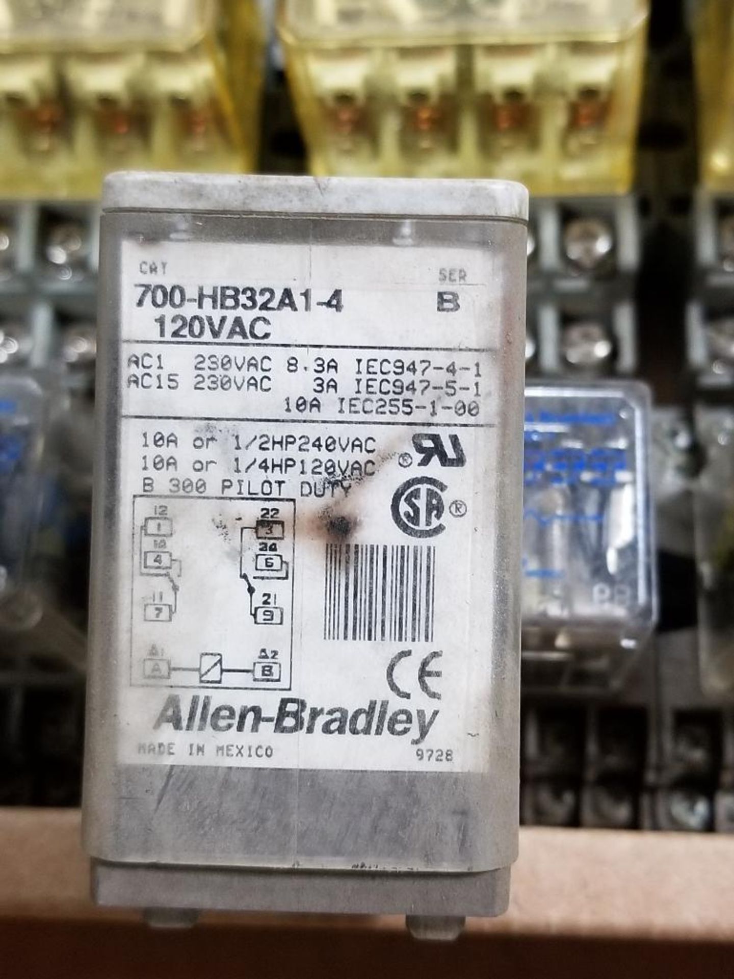 Qty 37 - Assorted electrical relay, contactor. Sprecher+Schuh, Allen Bradley. - Image 8 of 10