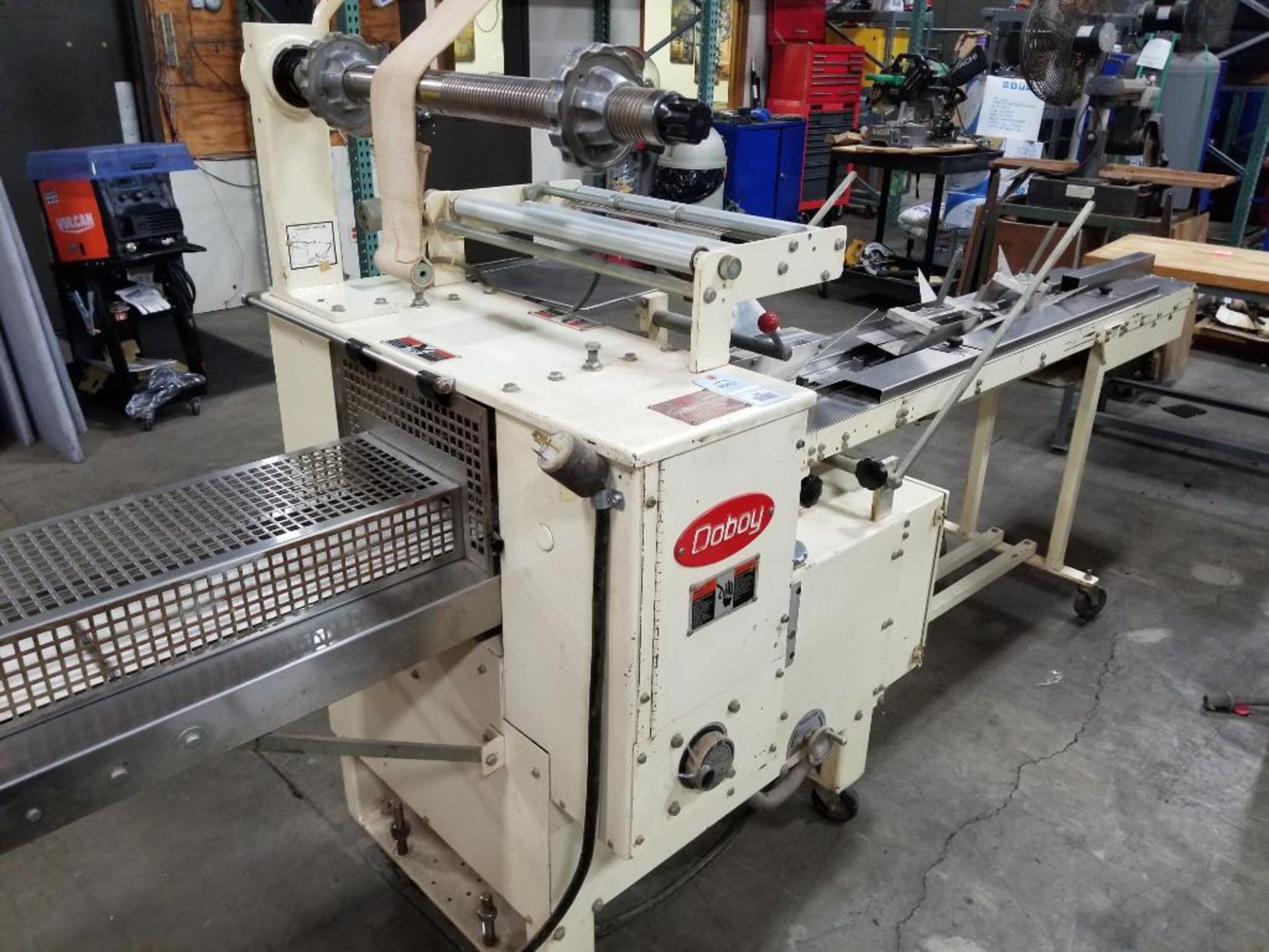 Doboy Packaging Machinery, INC. SCOTTY II horizontal flow wrapper.