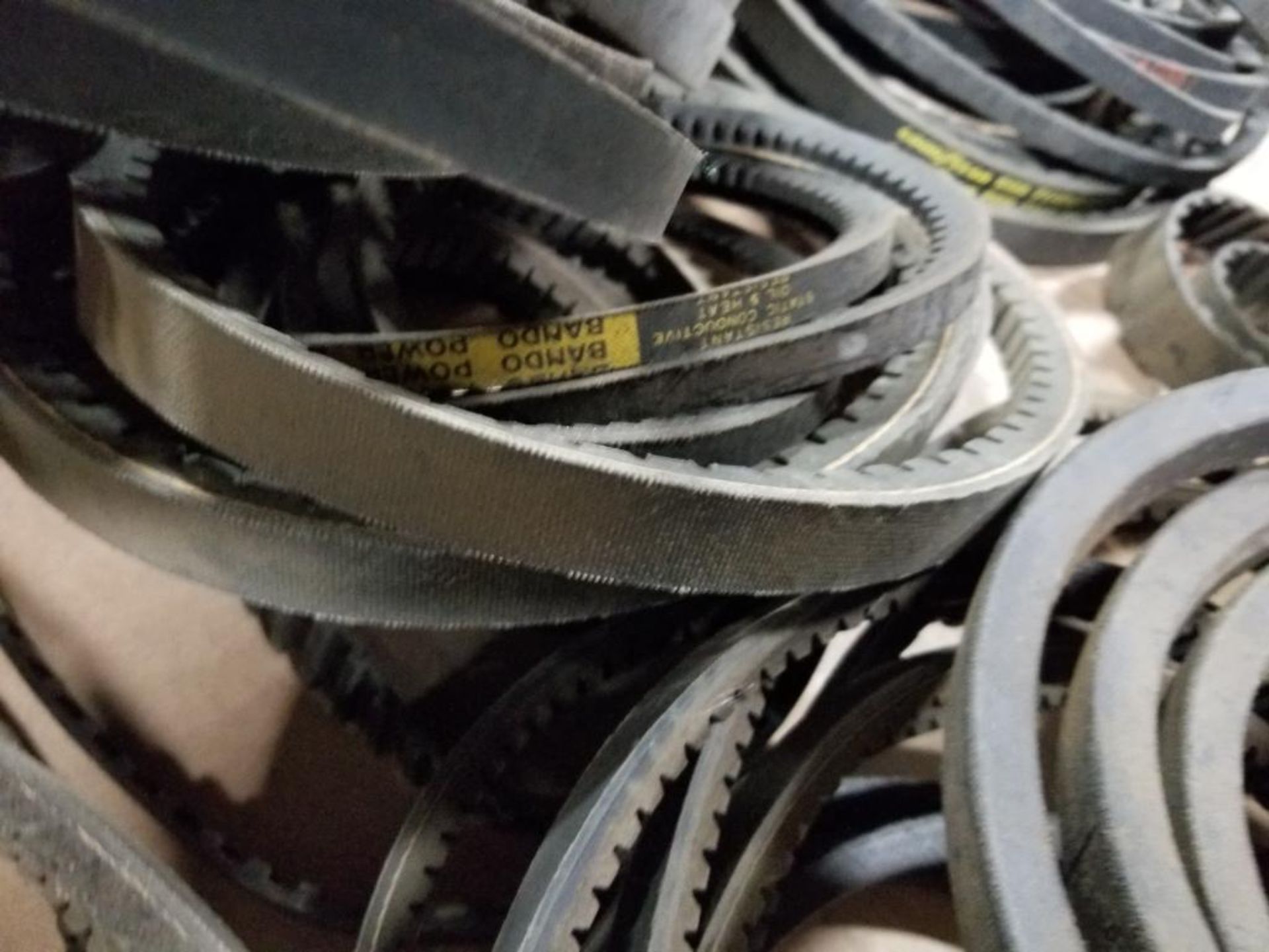 Pallet of assorted belts. - Image 12 of 17
