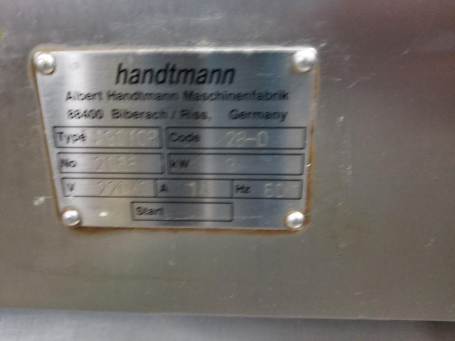 Handtmann FA30TOP Piston filling machine. - Image 11 of 12