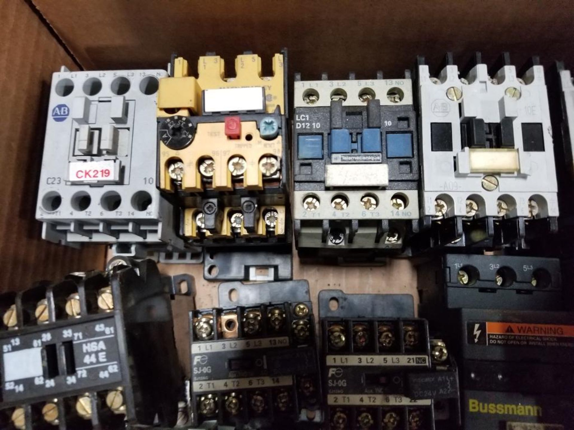 Assorted electrical contactor, relays. Allen Bradley, Bussmann, Fuji. - Image 2 of 5