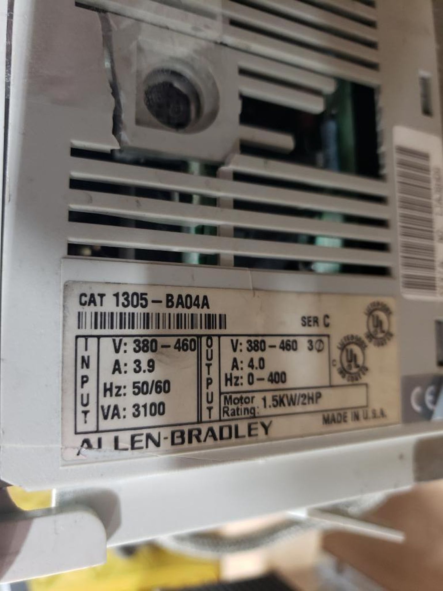 Allen Bradley 1305-BA04A AC Drive. - Image 5 of 5