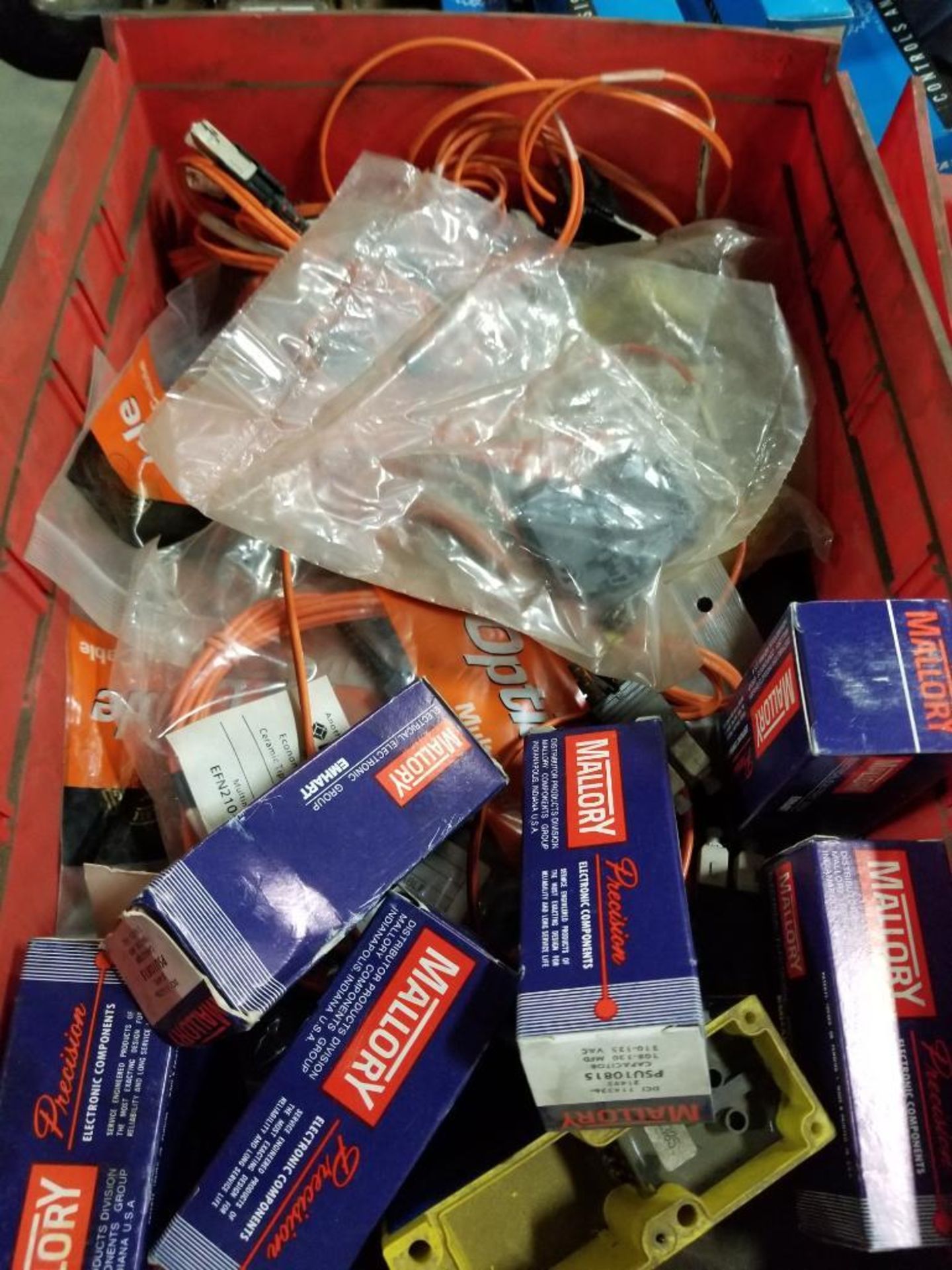 Pallet of assorted electrical. Cordsets, transformer, capacitor. - Image 2 of 13