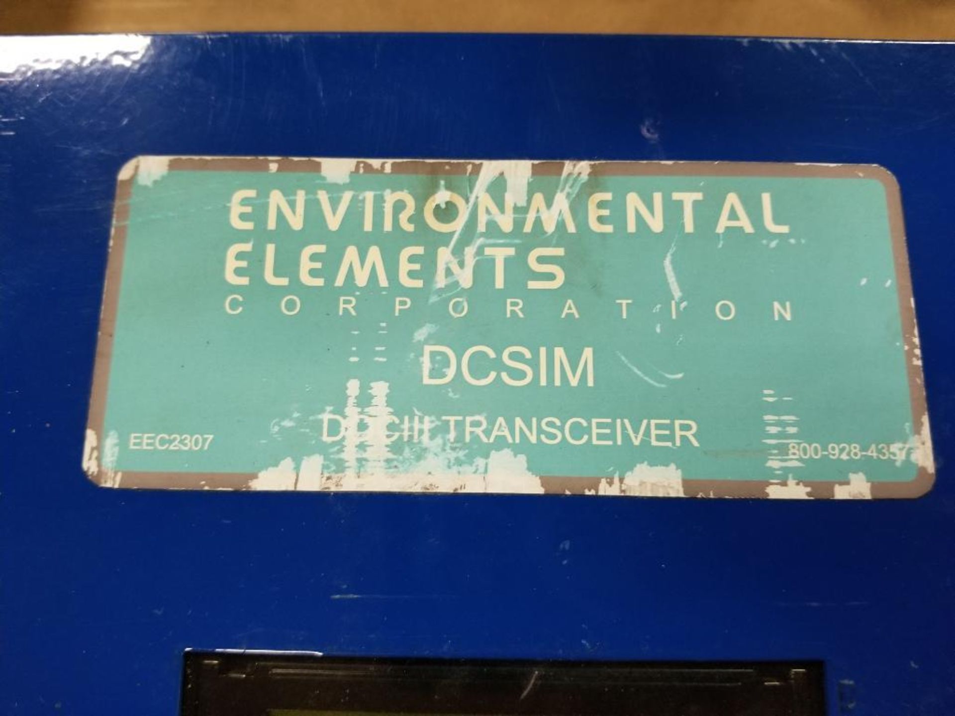 Environmental Elements Corp. DCSIM Doc II Transceiver. EEC2307. - Image 2 of 5