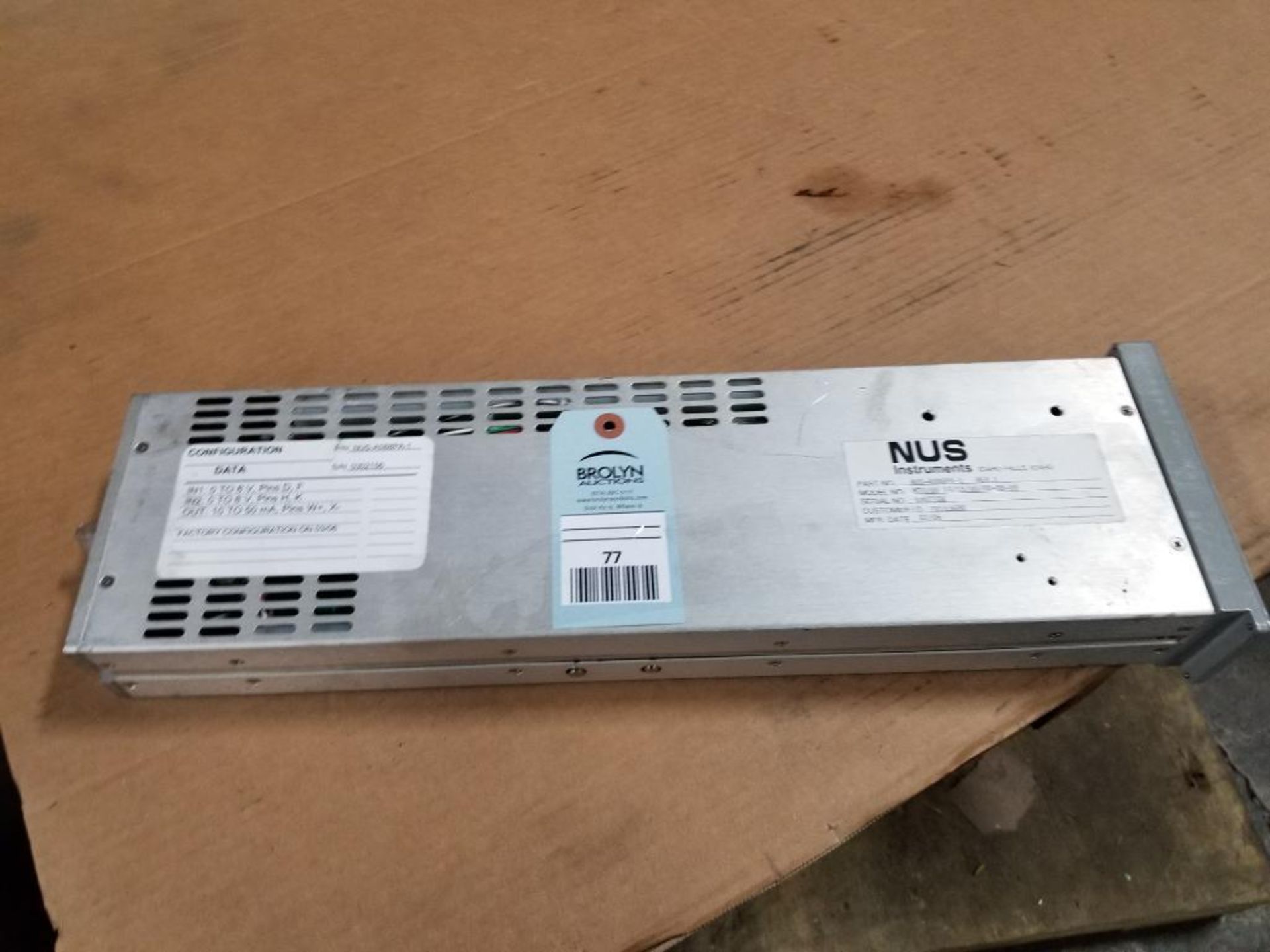 Nus Instruments NUS-A088PA-1. MTH700-15/15/00/00-08-08.