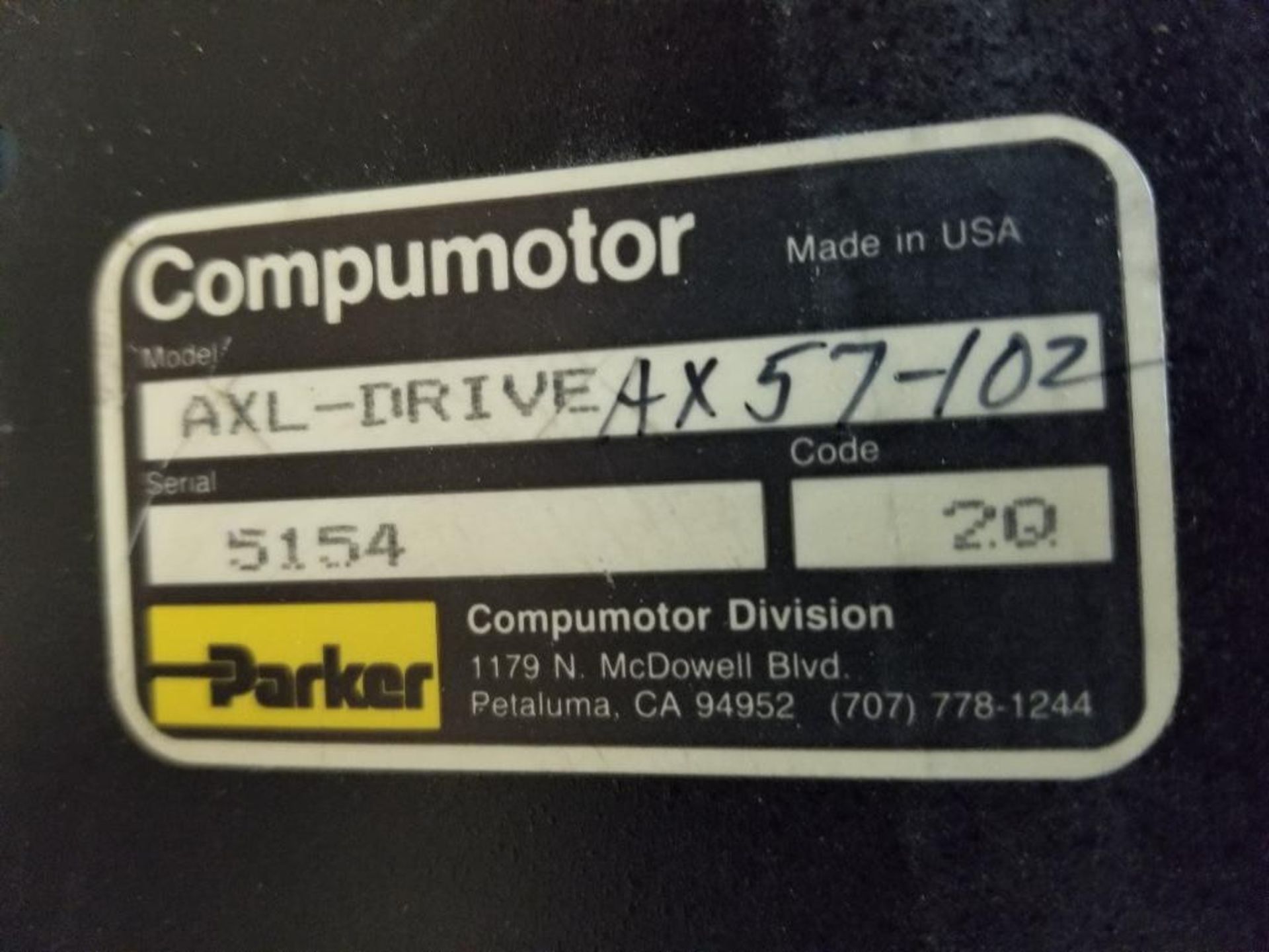 Qty 3 - Assorted Parker Compumotor AXL-Drive. - Image 5 of 7