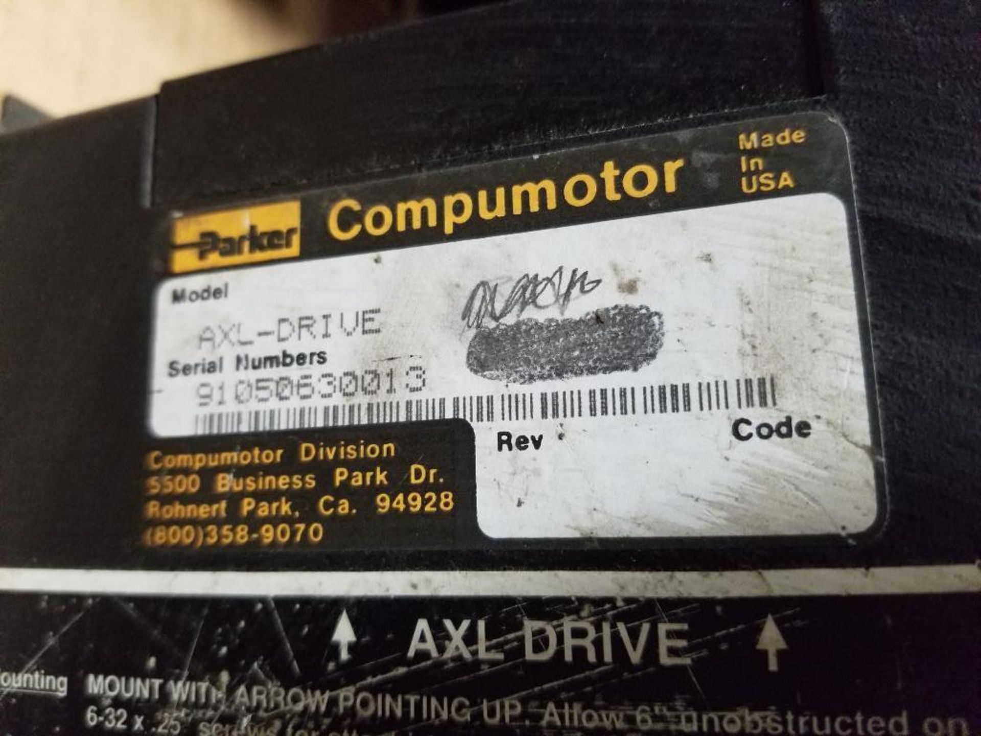 Qty 3 - Assorted Parker Compumotor AXL-Drive. - Image 7 of 7