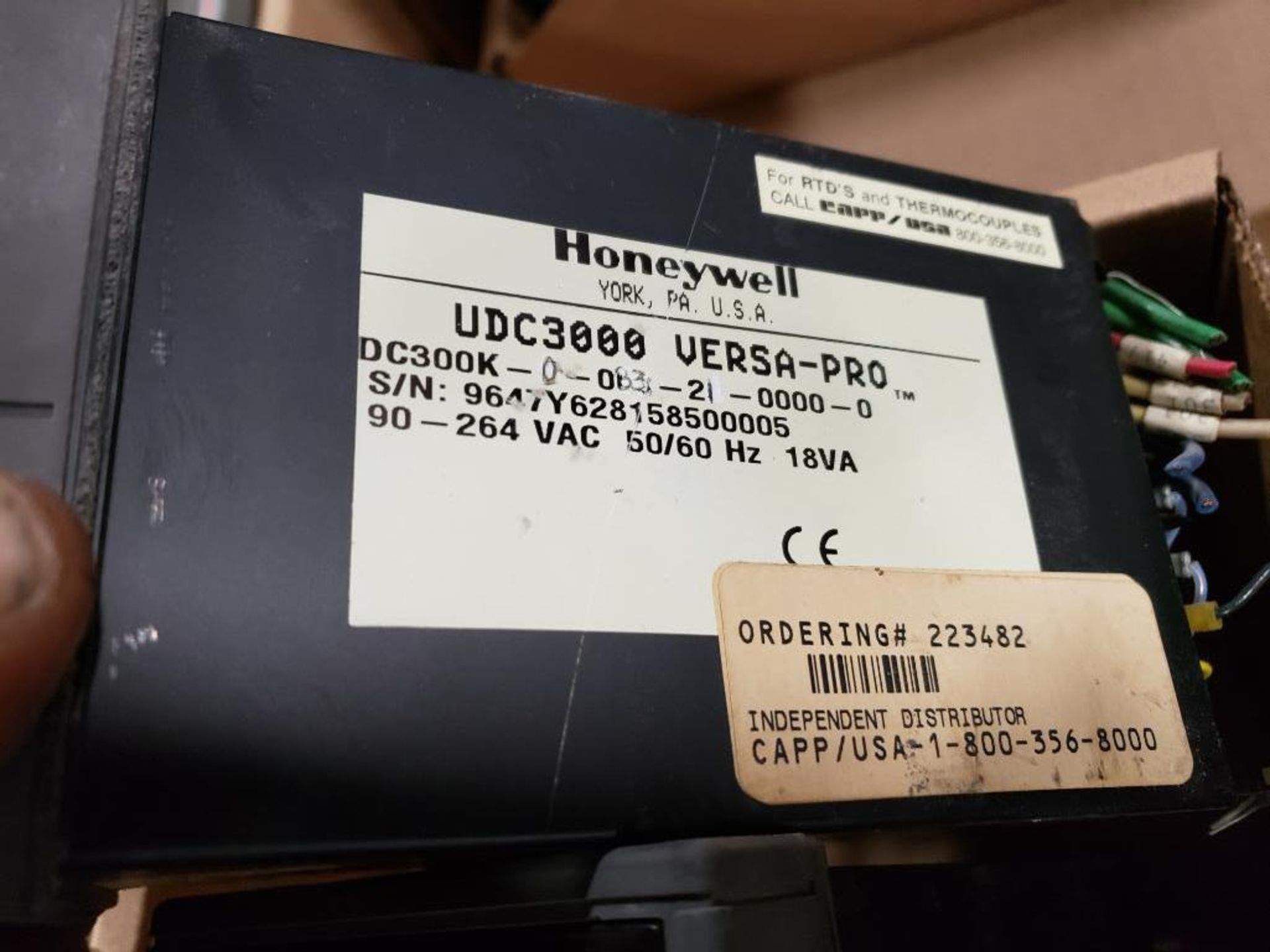 Qty 3 - Assorted Honeywell UDC3000 universal control units - Image 6 of 6