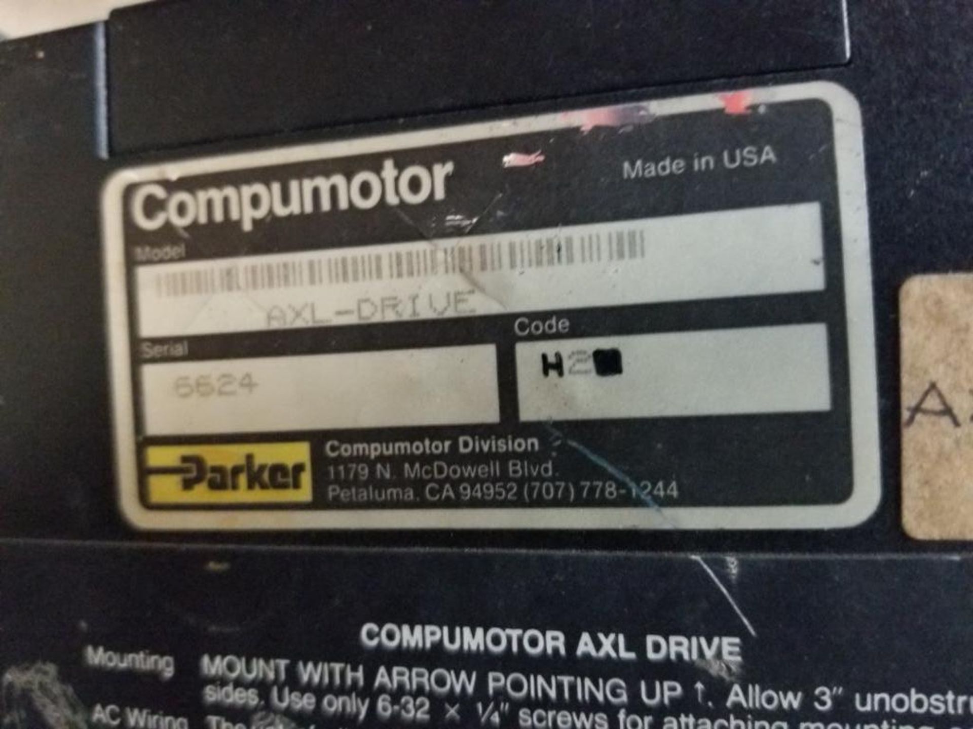 Qty 3 - Assorted Parker Compumotor AXL-Drive. - Image 7 of 8