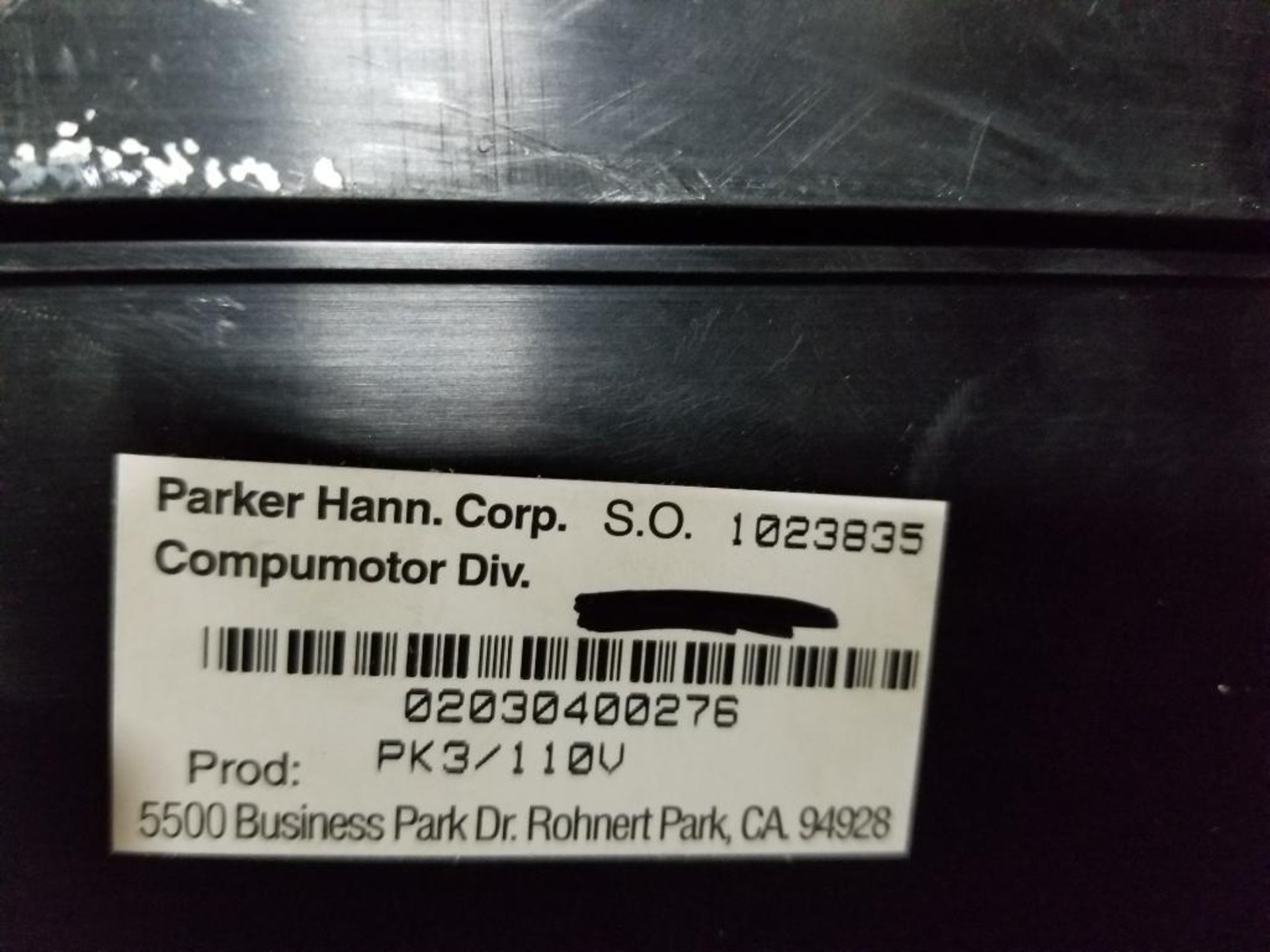 Parker Digiplan Stepping motor drive PK3/110V. - Image 3 of 5