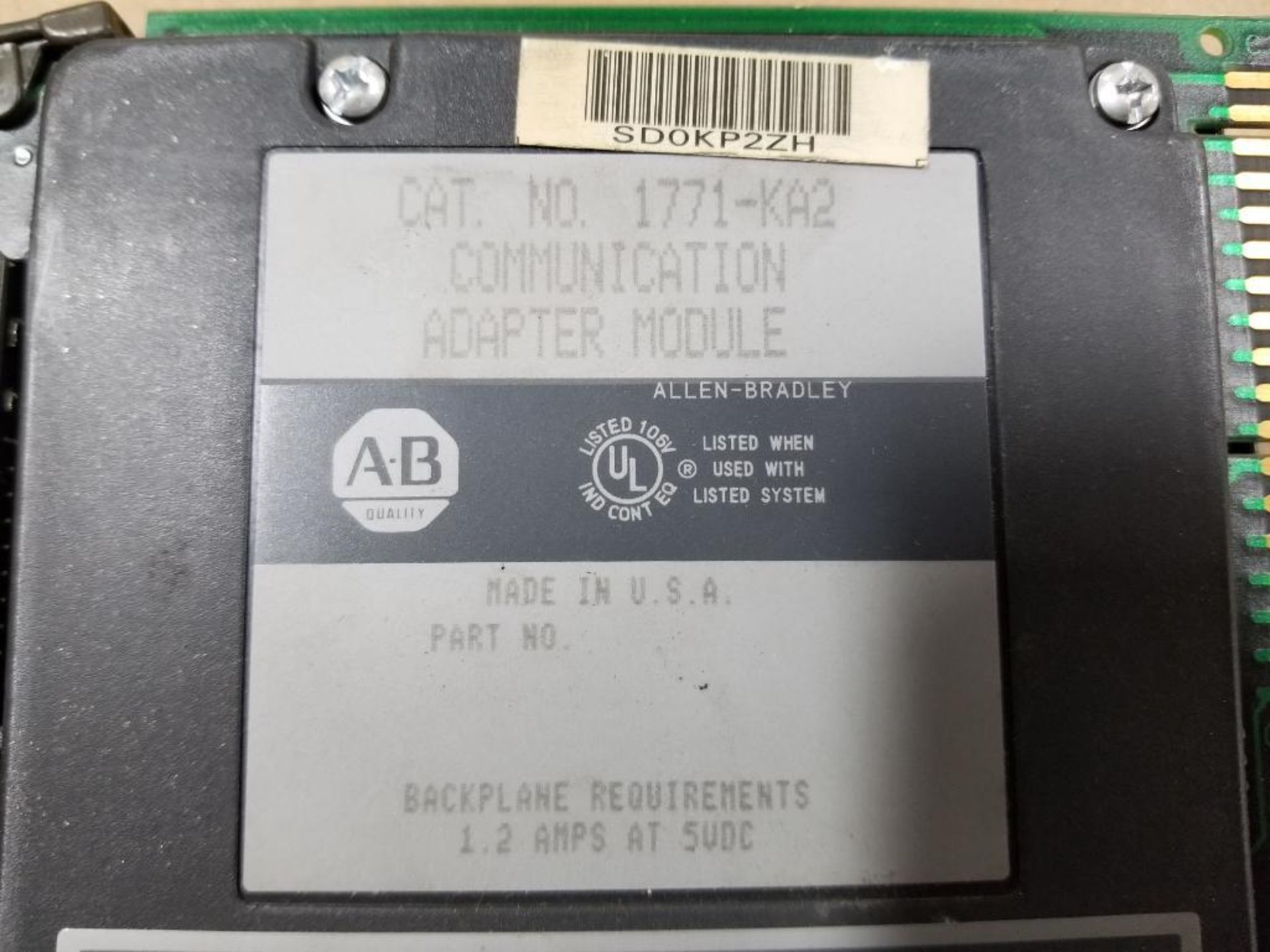 Allen Bradley communications adapter module. - Image 4 of 9